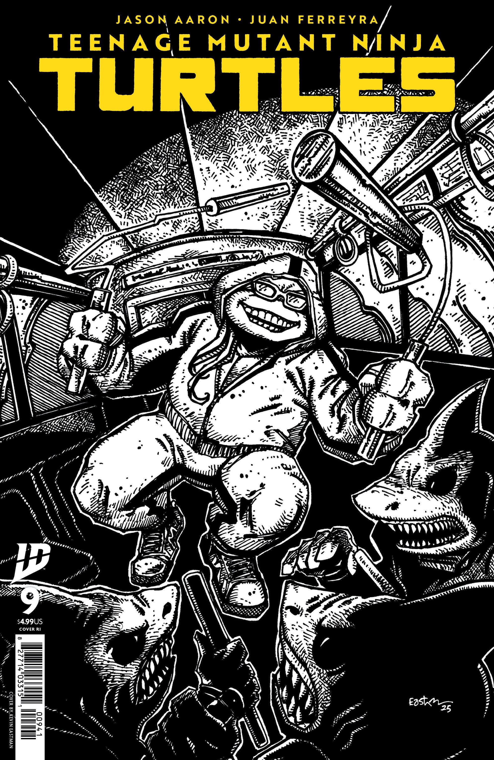 TMNT #9 1:10 (Eastman Black & White)