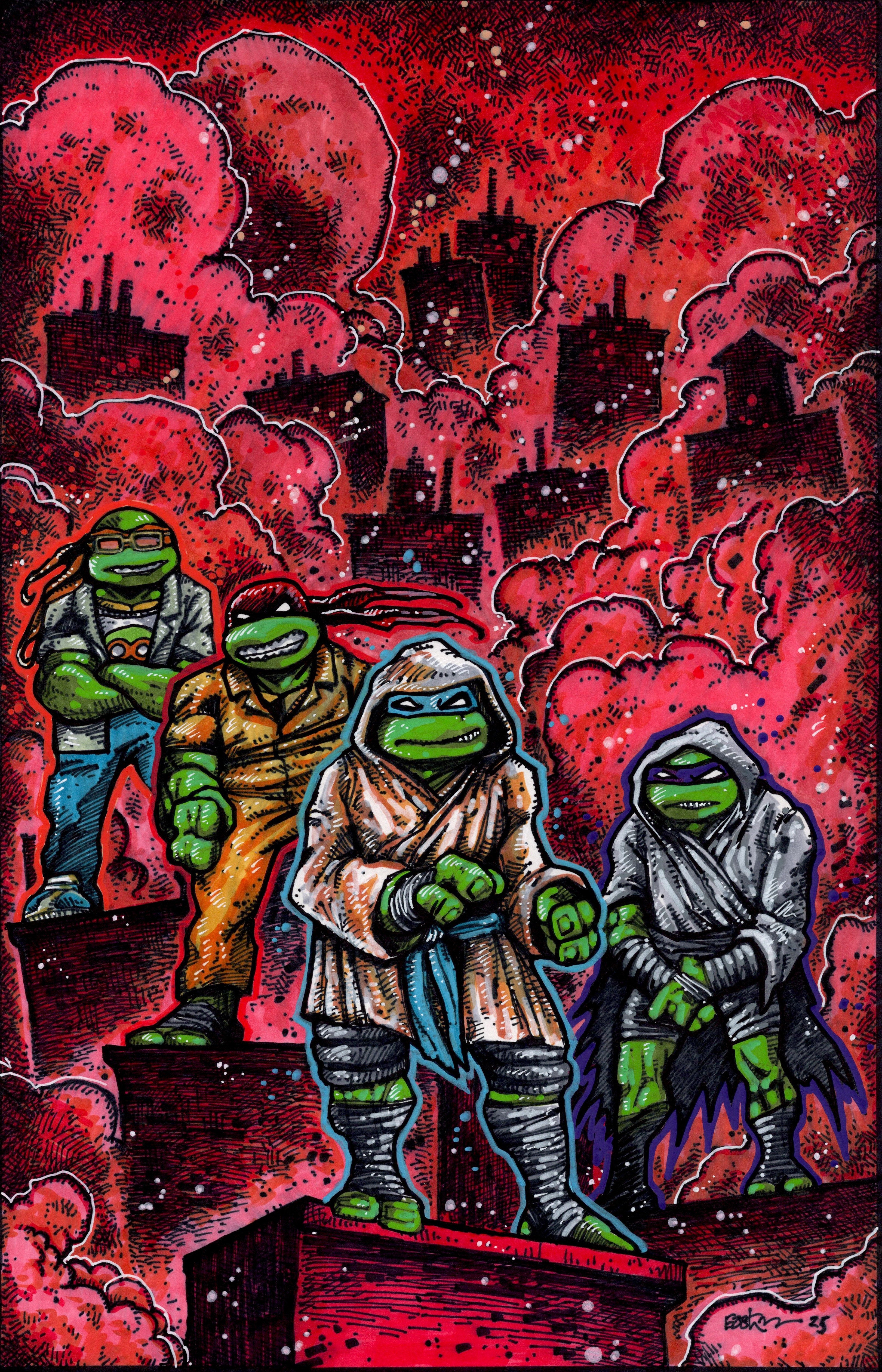 Teenage Mutant Ninja Turtles #10 1:10 Variant Ri (Eastman Full Art)