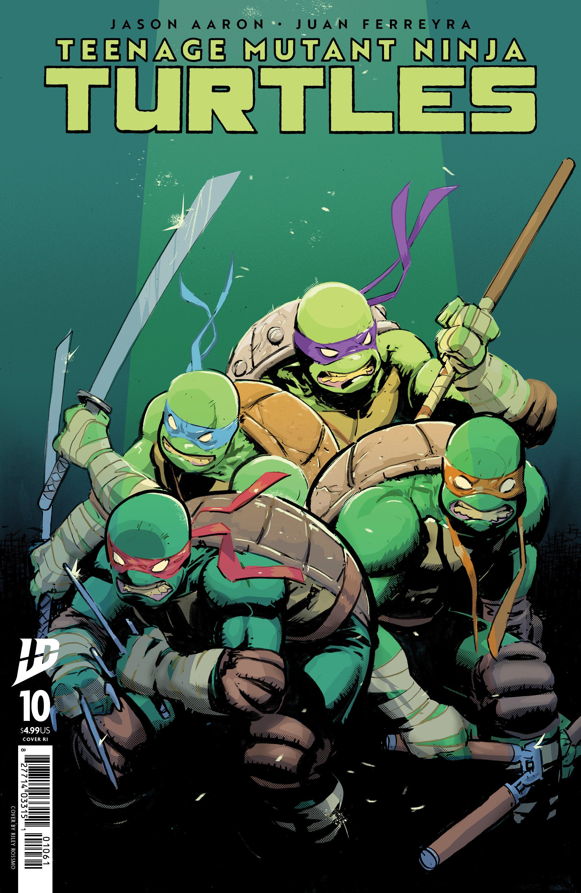 Teenage Mutant Ninja Turtles #10 1:50 Variant Ri (Rossmo)