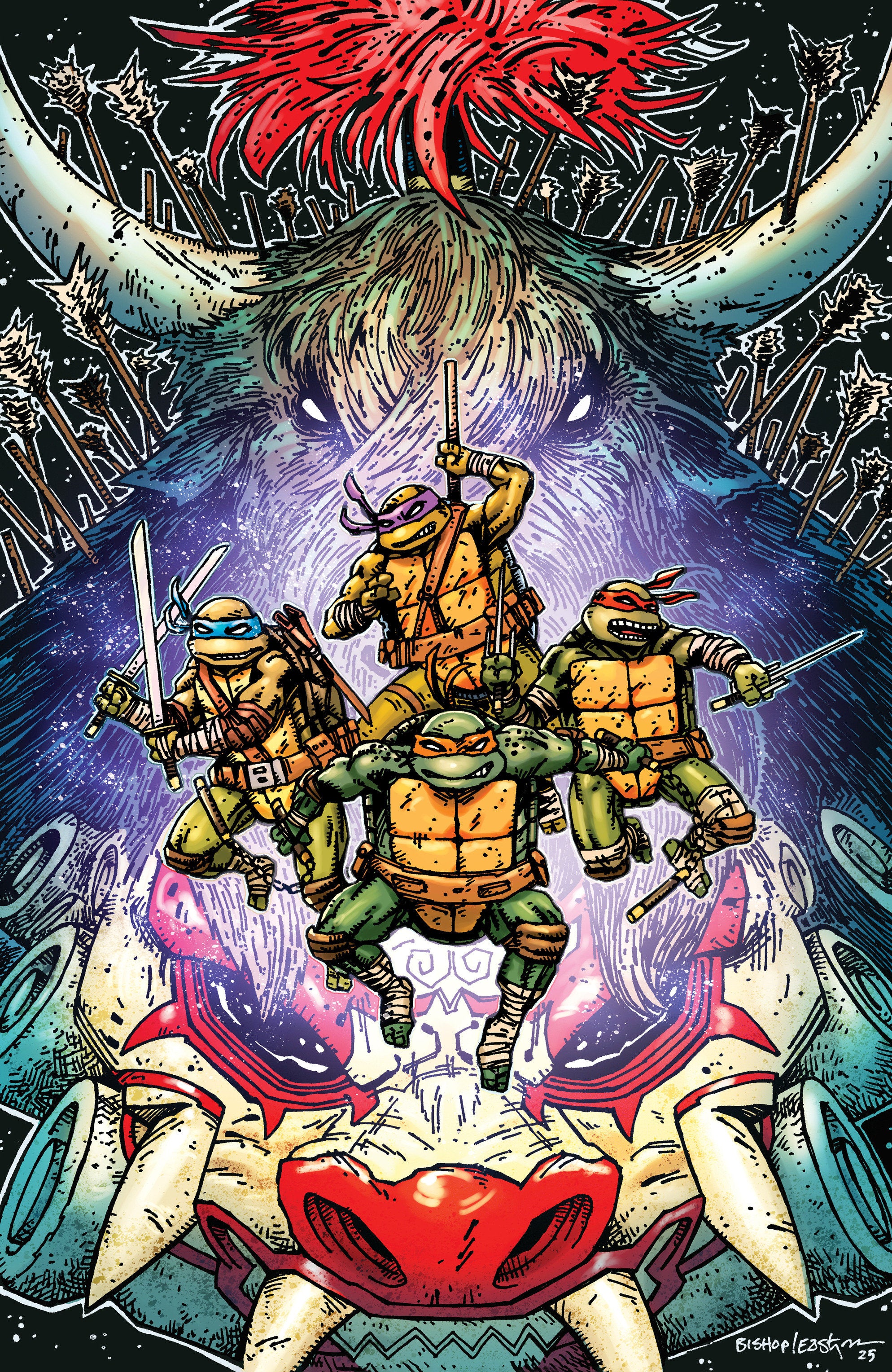 Teenage Mutant Ninja Turtles #13 1:25 RI Variant (Eastman & Bishop Full Art)