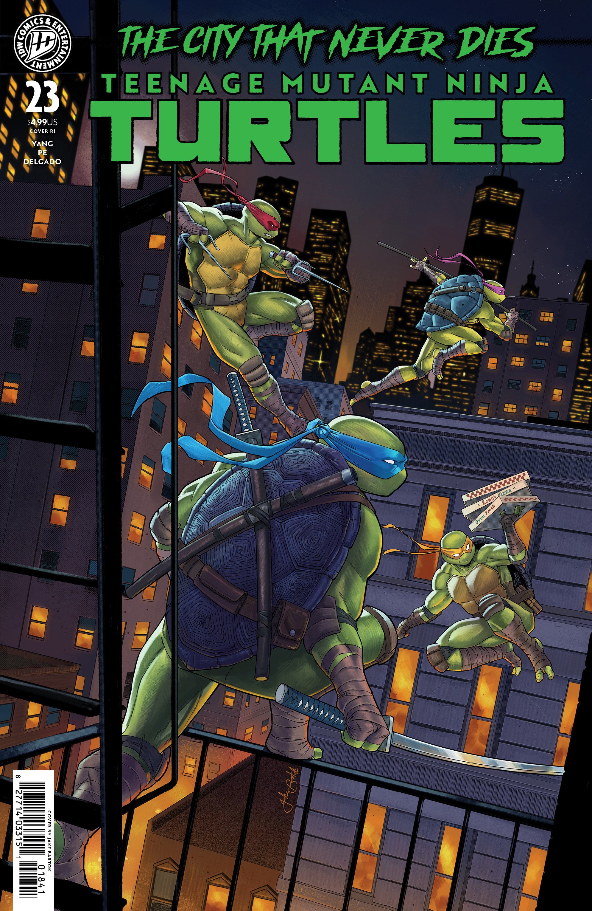 Teenage Mutant Ninja Turtles #23 1:25 RI Variant (Bartok)