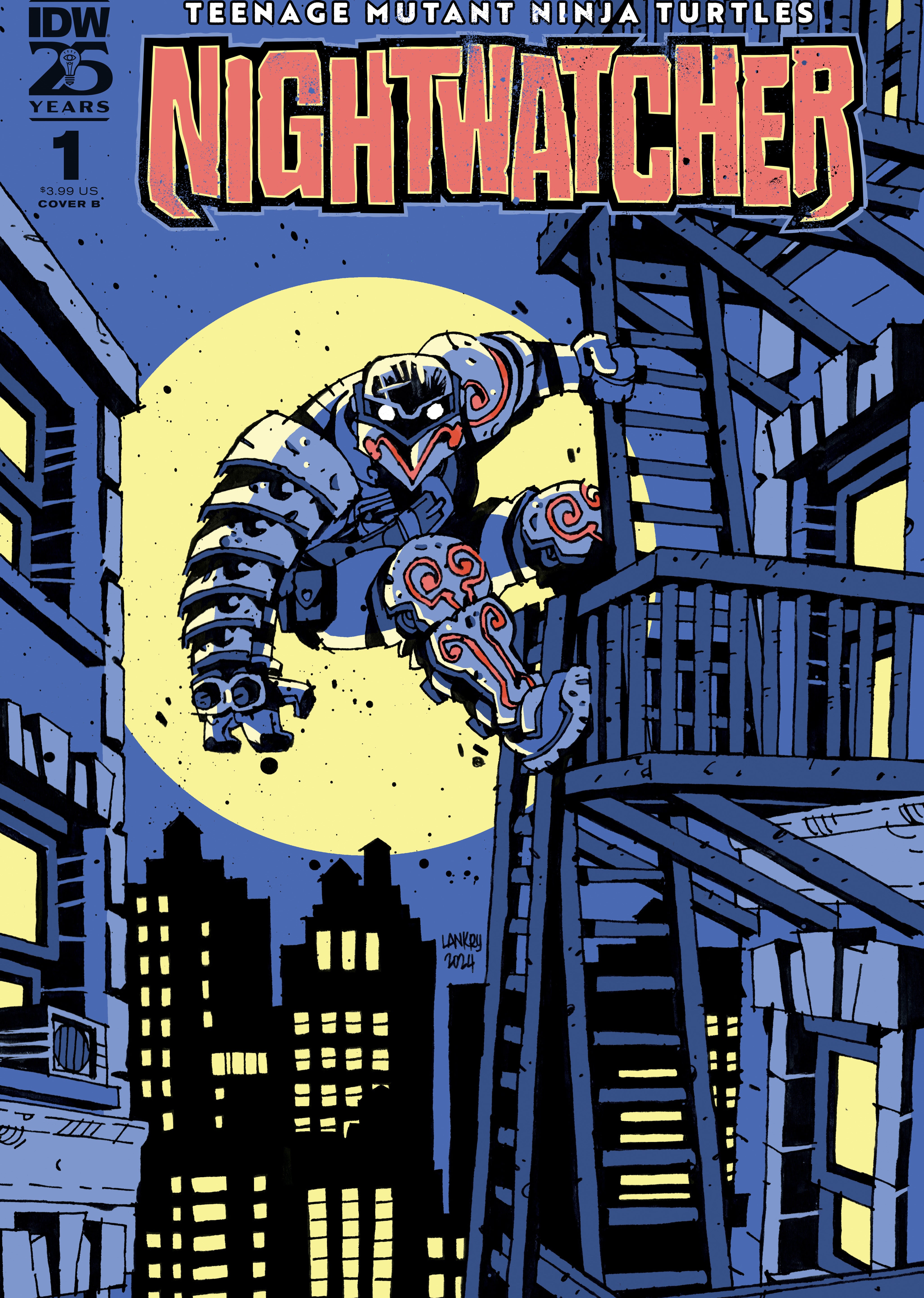 Teenage Mutant Ninja Turtles: Nightwatcher #1 Variant B (Lankry)