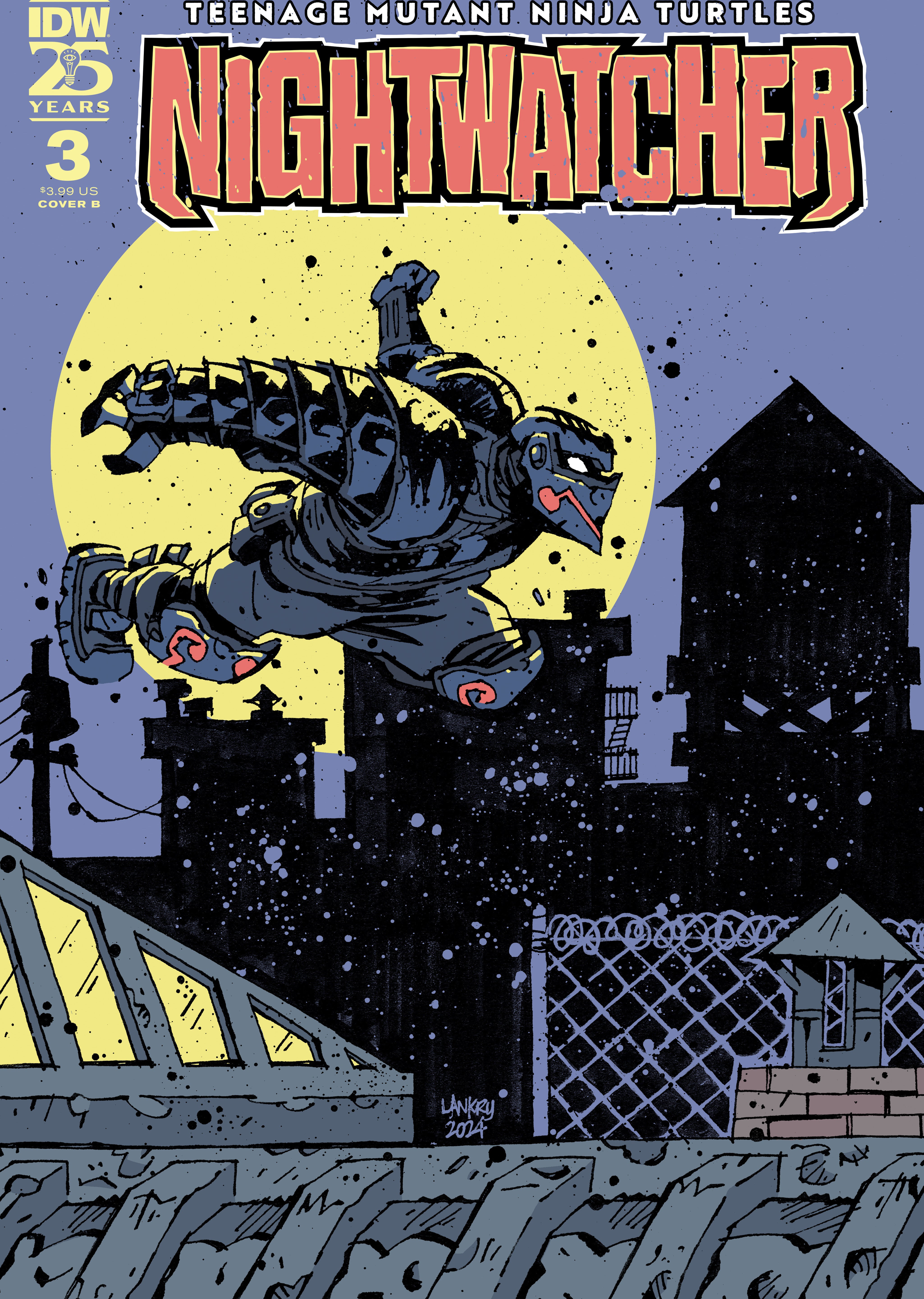 Teenage Mutant Ninja Turtles: Nightwatcher #3 Variant B (Lankry)