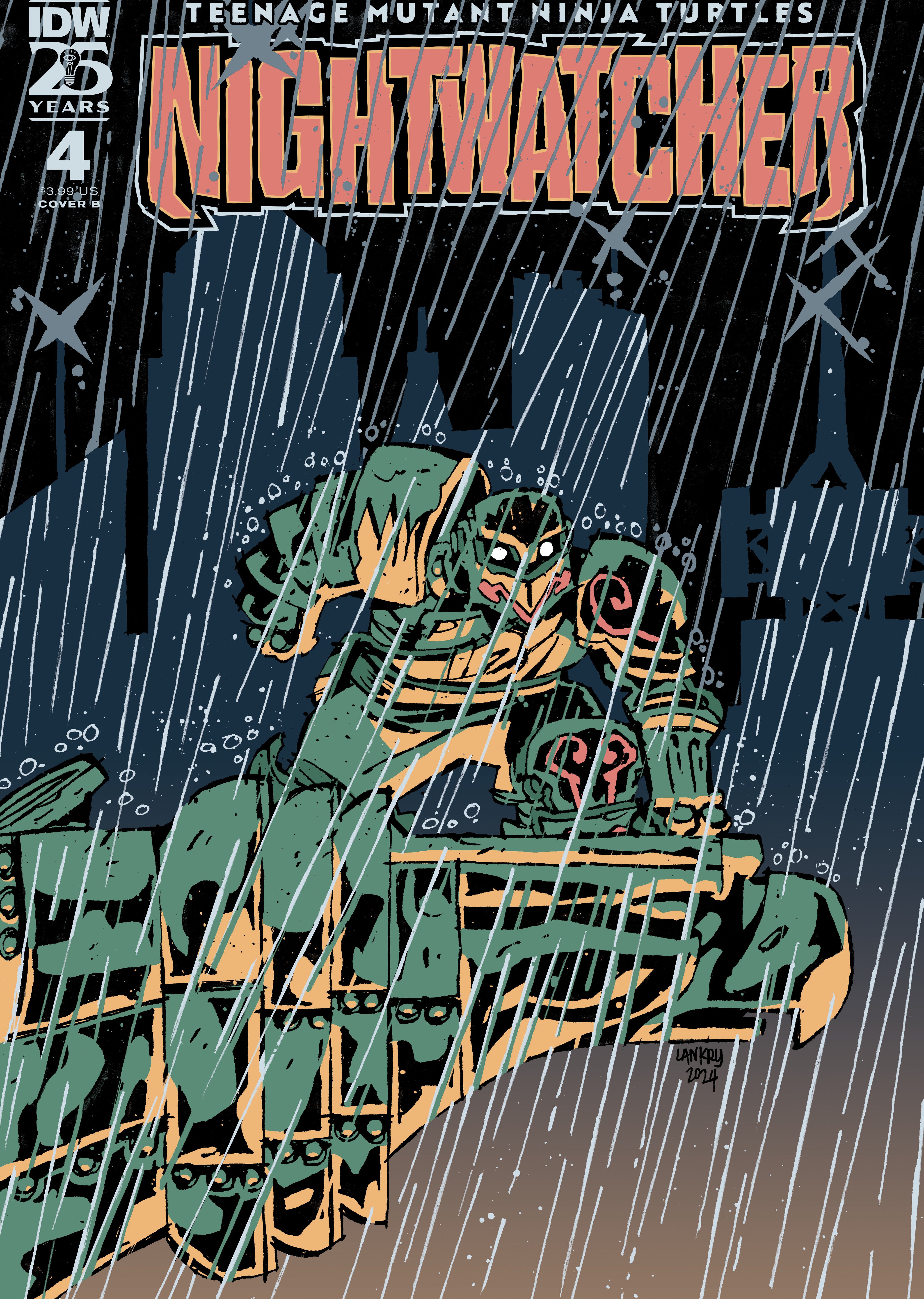 Teenage Mutant Ninja Turtles: Nightwatcher #4 Variant B (Lankry)