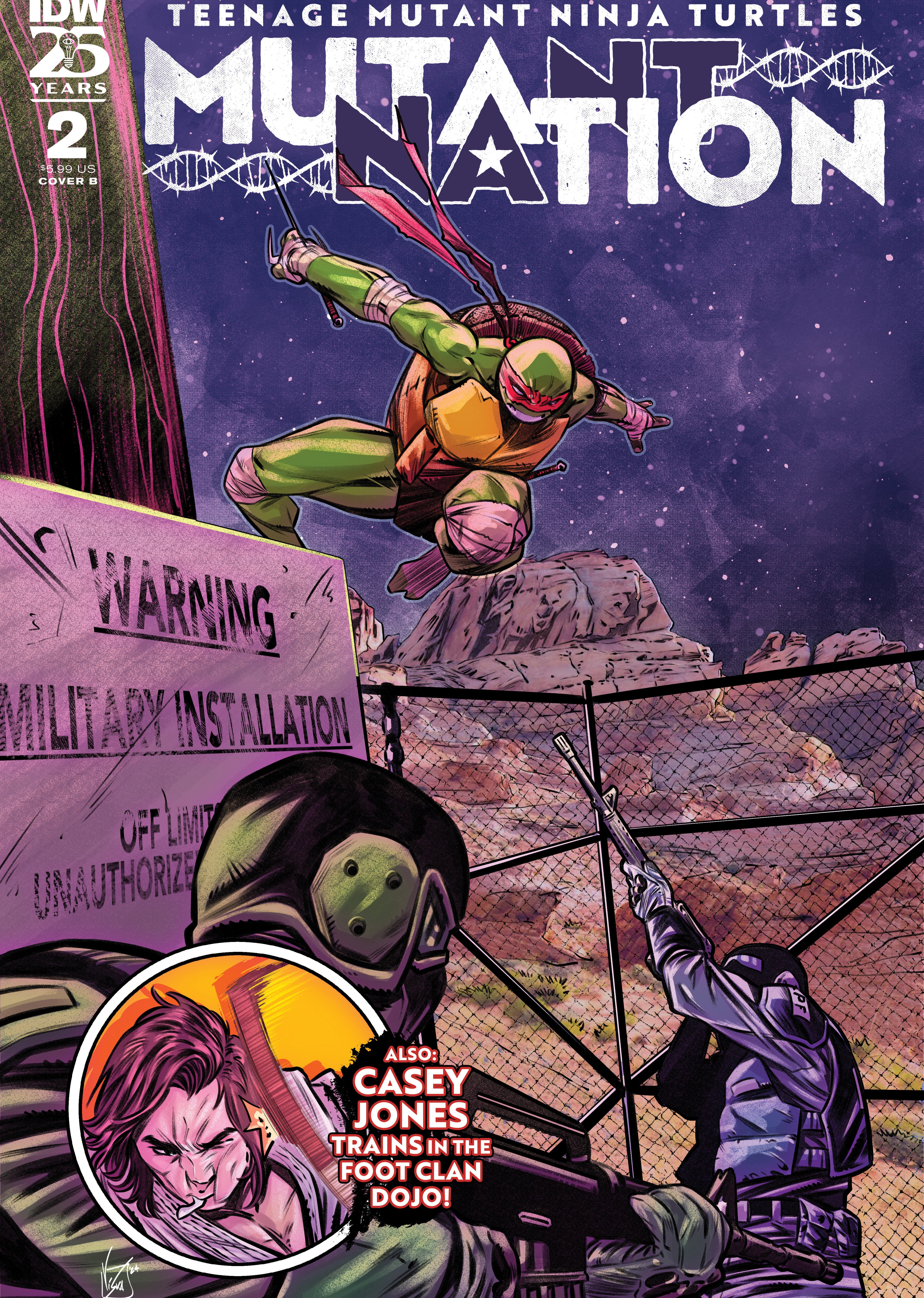 Teenage Mutant Ninja Turtles: Mutant Nation #2 Variant B (Federici)