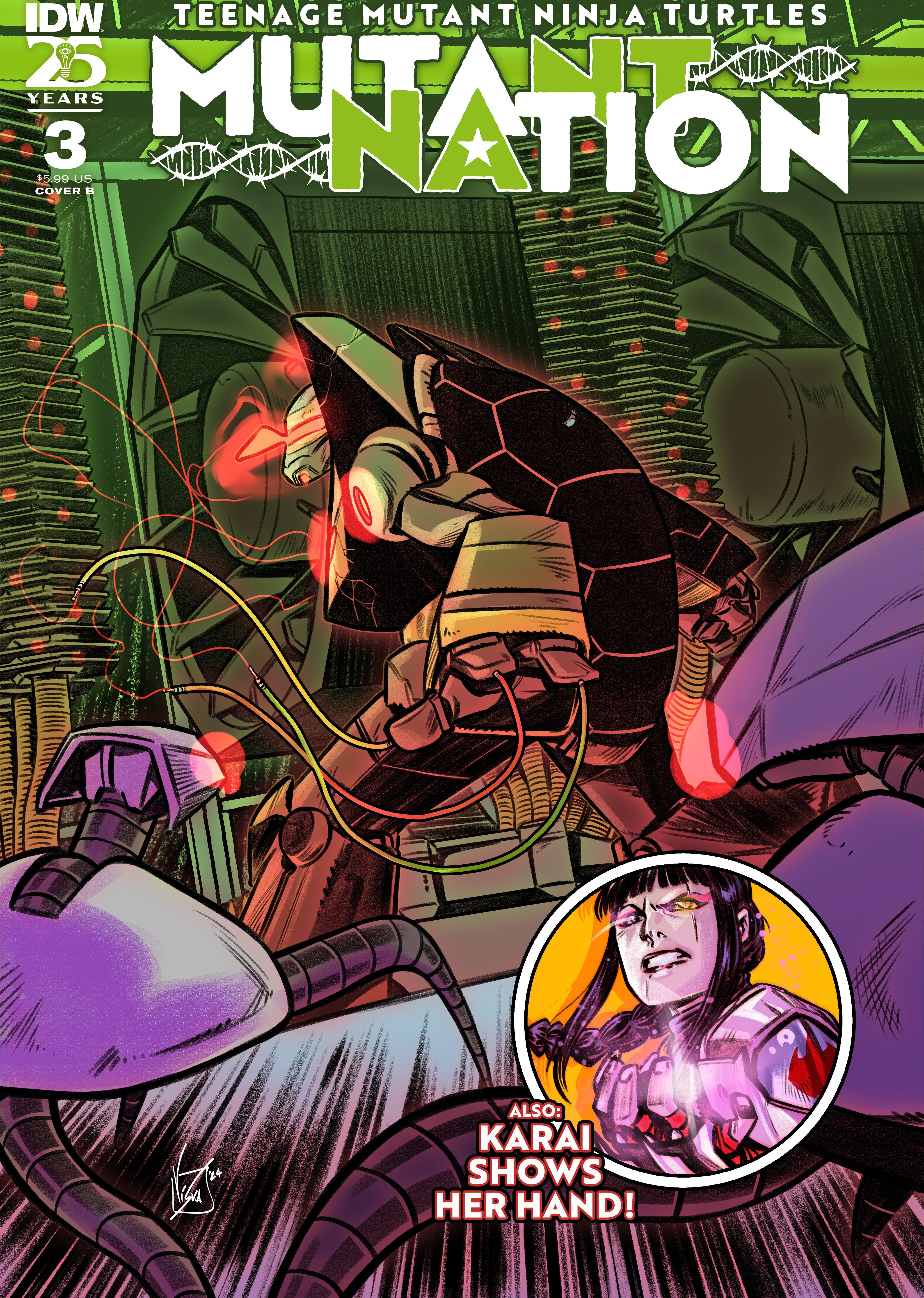 Teenage Mutant Ninja Turtles: Mutant Nation #3 Variant B (Federici)