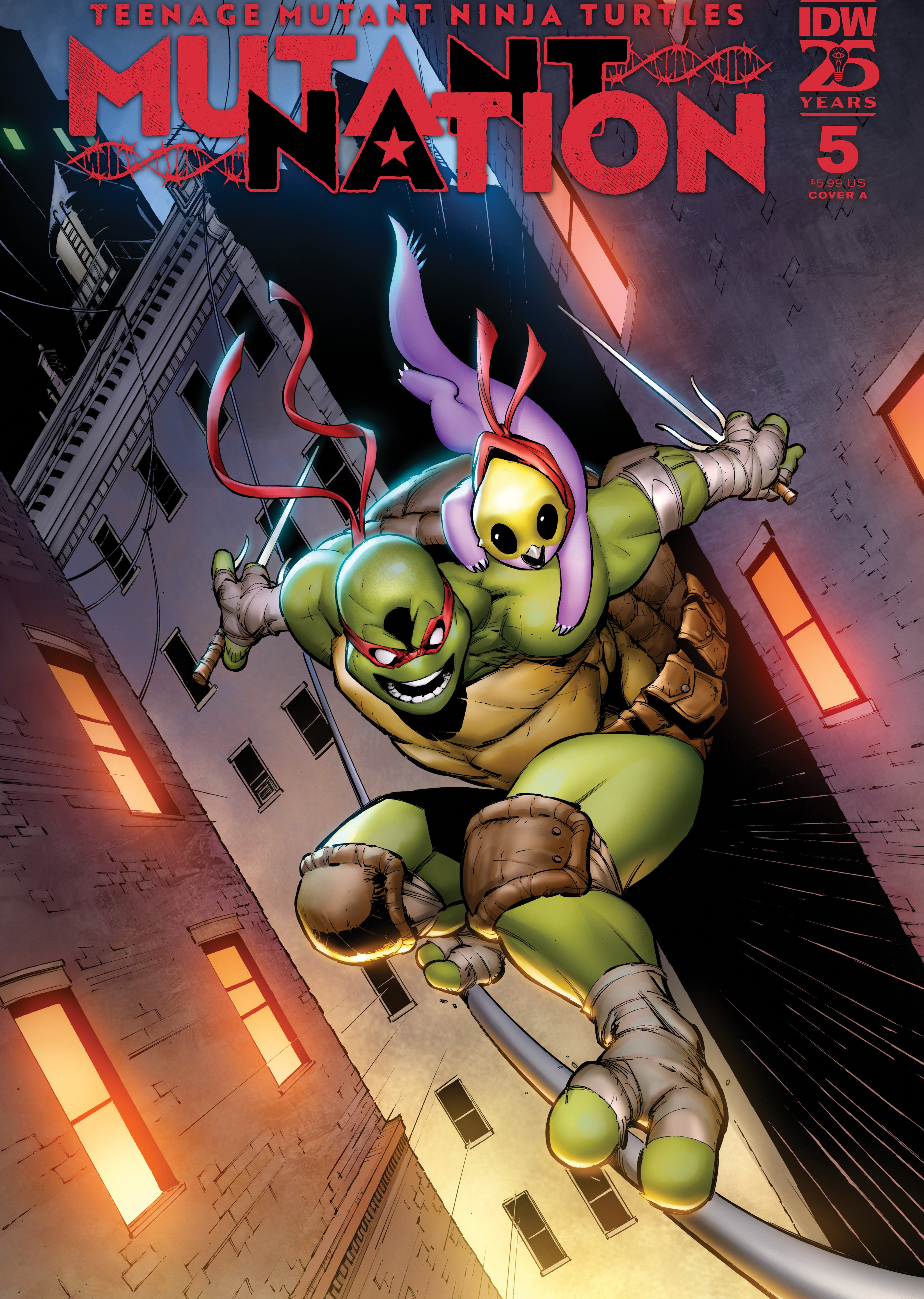 Teenage Mutant Ninja Turtles: Mutant Nation #5 Cover A (Dunbar)