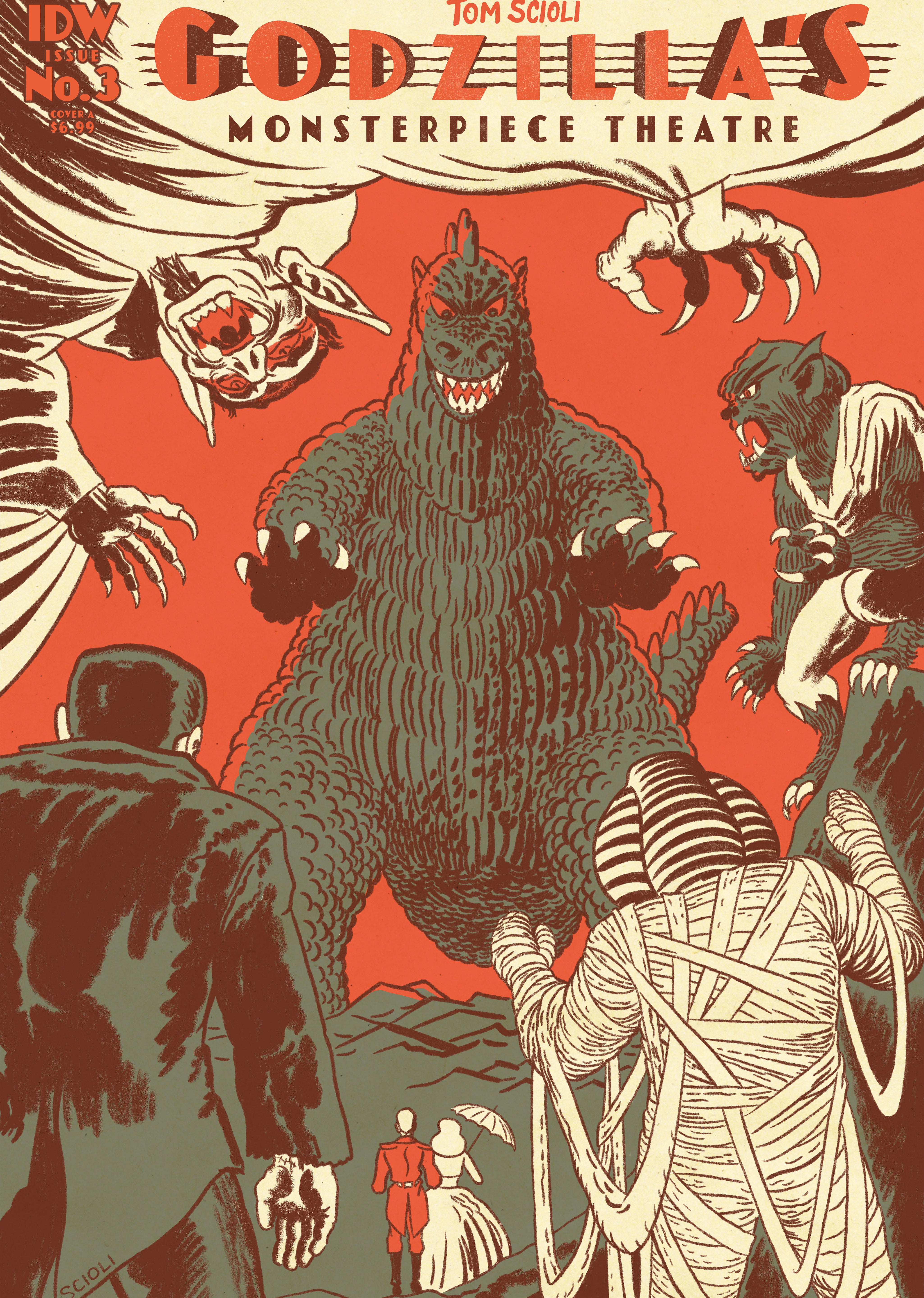 Godzilla’S Monsterpiece Theatre #3 Cover A (Scioli)