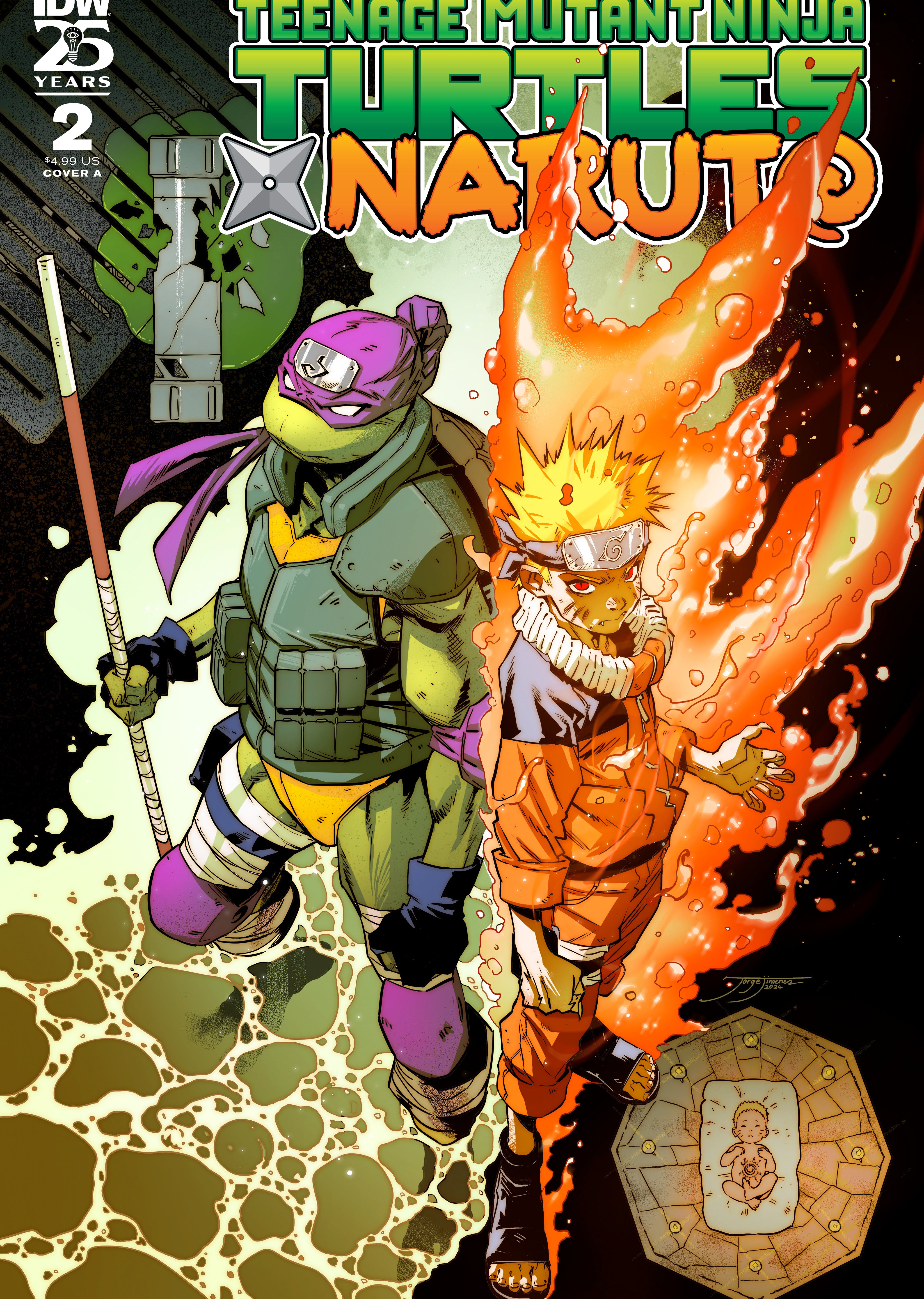 Teenage Mutant Ninja Turtles X Naruto #2 Cover A (JiméNez)