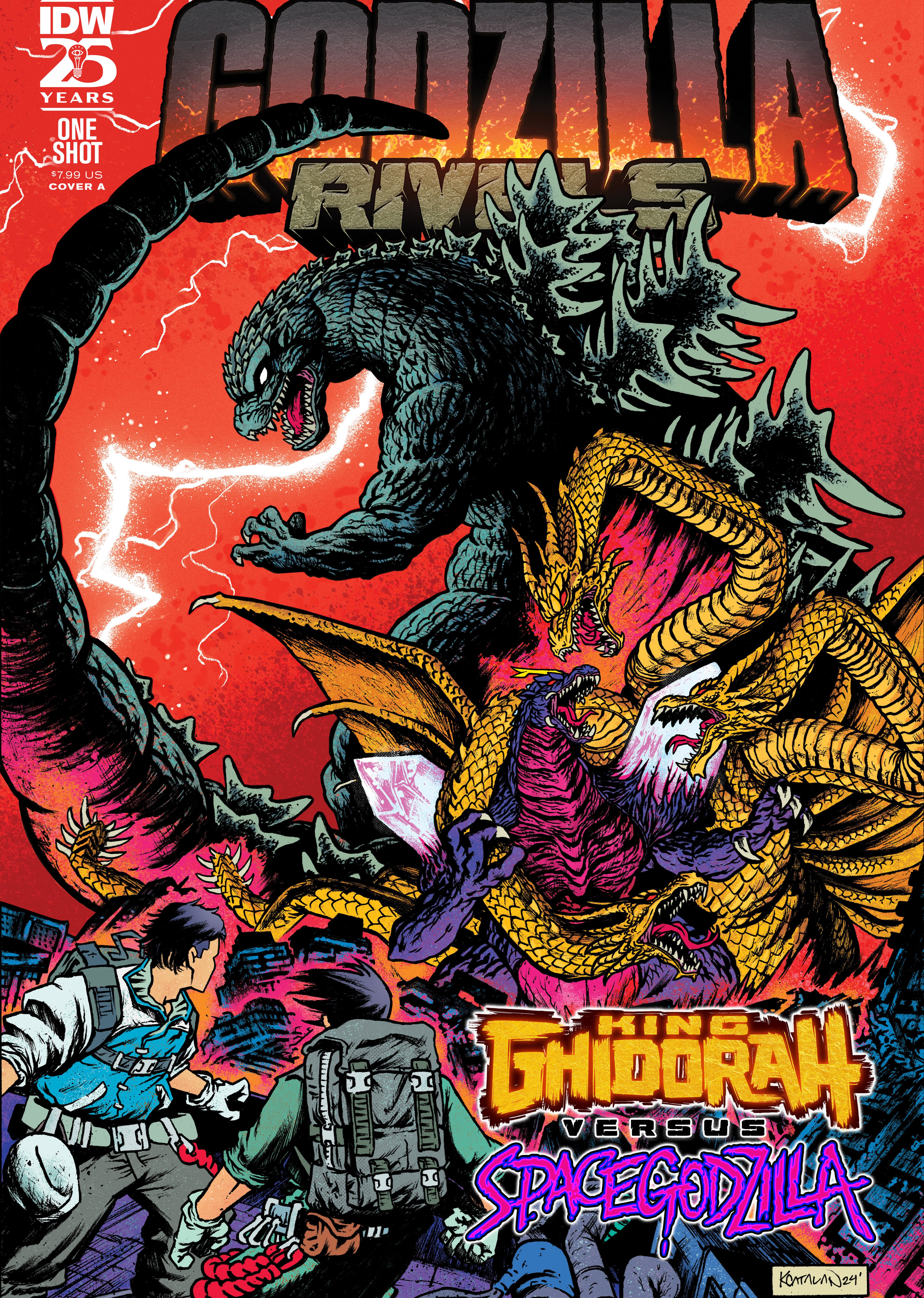Godzilla Rivals: King Ghidorah vs. Spacegodzilla Cover A (Catalan)