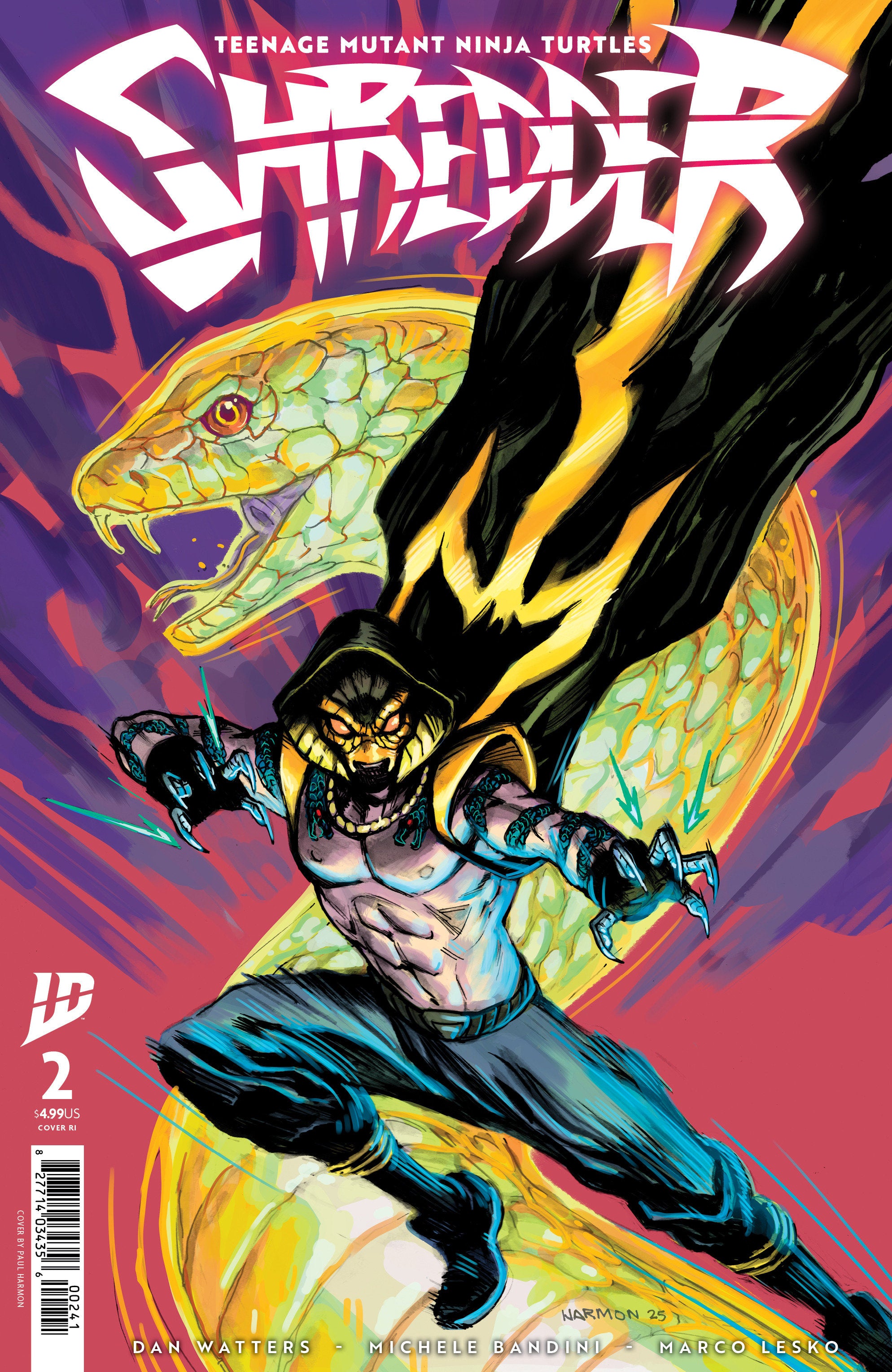 Teenage Mutant Ninja Turtles: Shredder #2 1:10 RI Variant (Harmon)