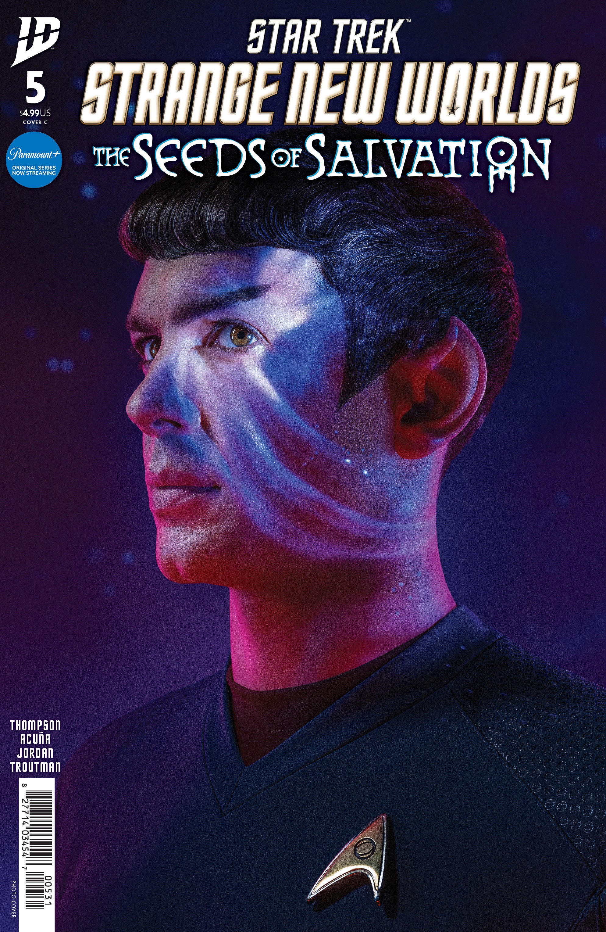Star Trek: Strange New Worlds  The Seeds Of Salvation #5 Variant C (Photo Variant)