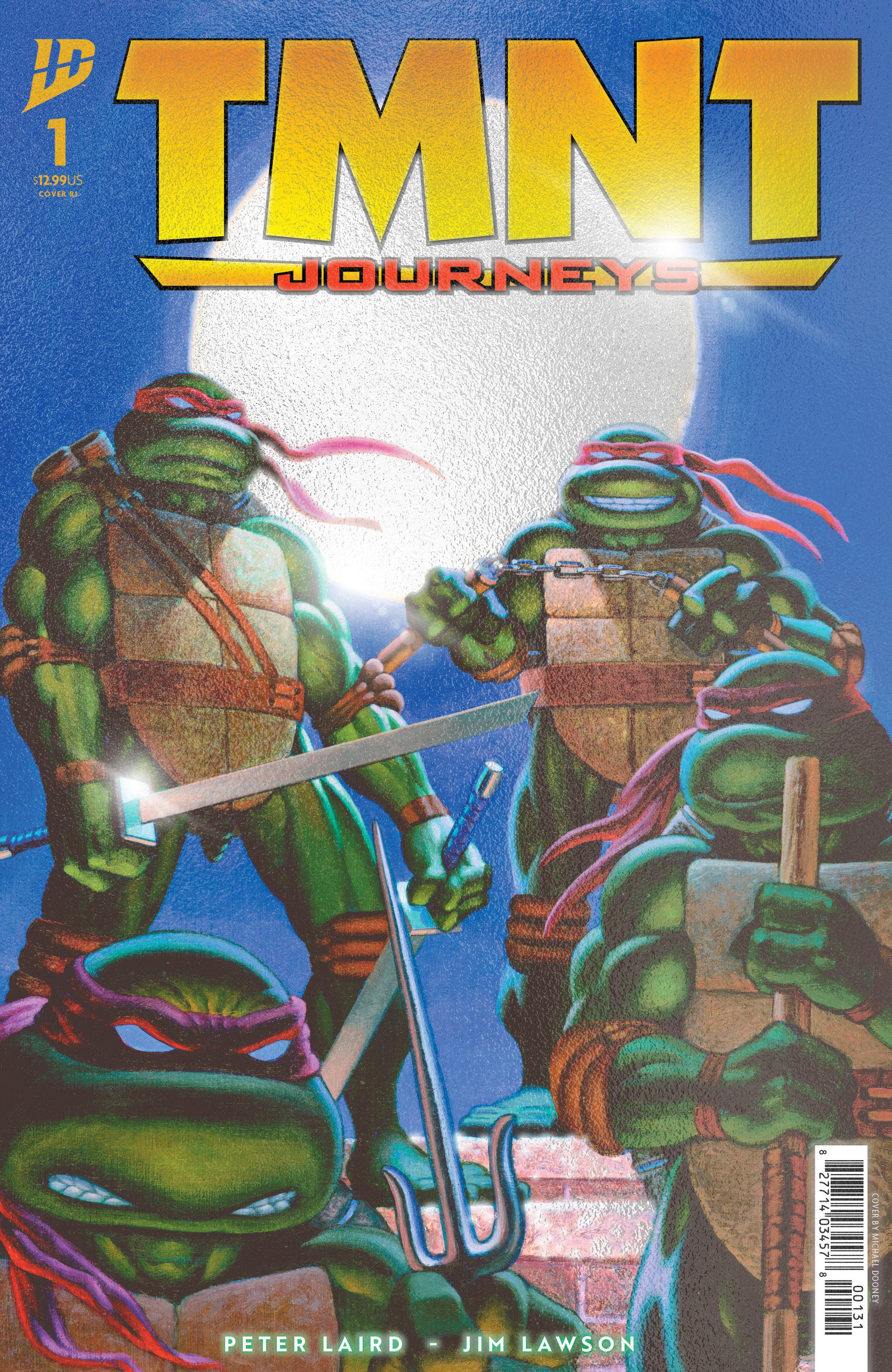 Teenage Mutant Ninja Turtles: Journeys #1 1:10 Variant Ri Foil (Laird & Dooney)