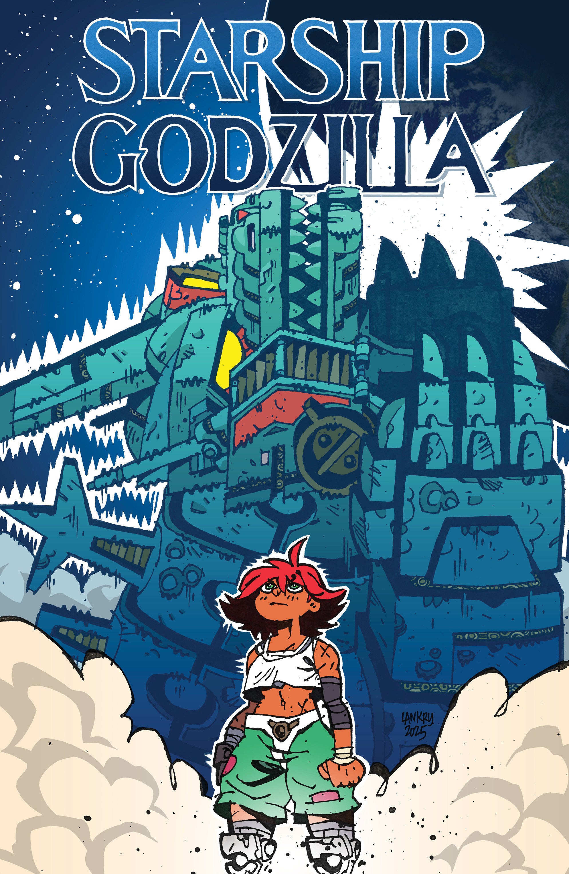 Starship Godzilla [Kai Sei Era] #3 1:15 RI Variant (Lankry Movie Homage Cover)