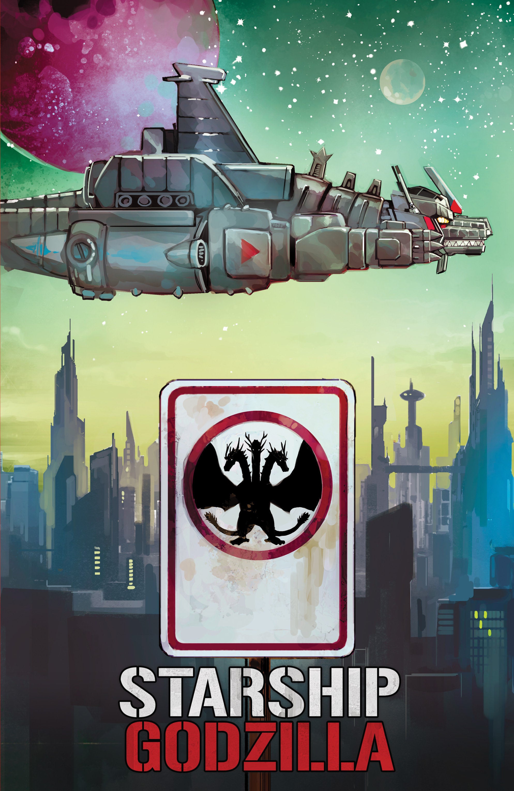 Starship Godzilla [Kai Sei Era] #4 1:15 RI Variant (Reis Movie Homage Cover)
