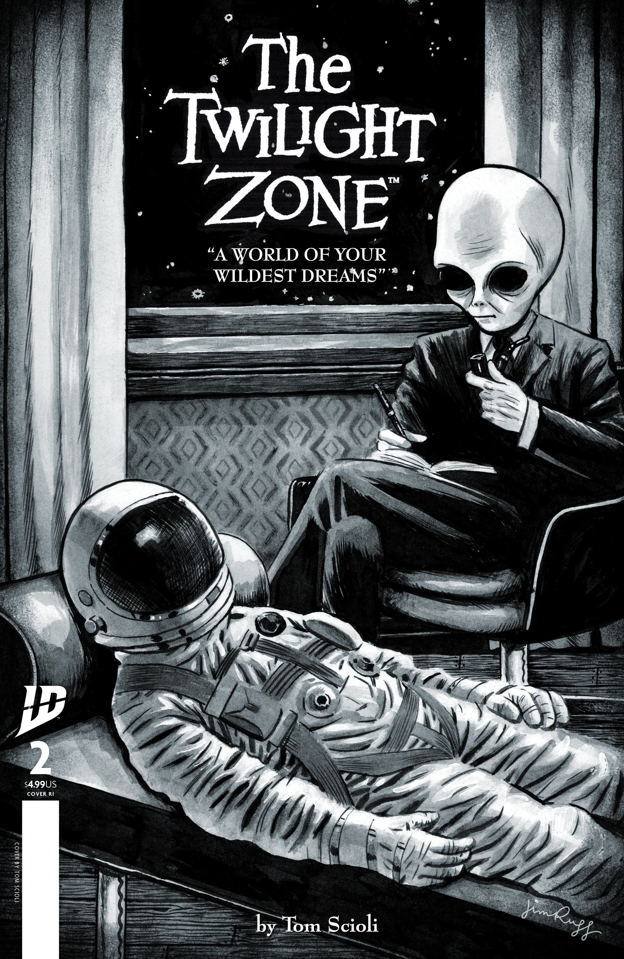 The Twilight Zone #2 1:15 RI Variant (Rugg)