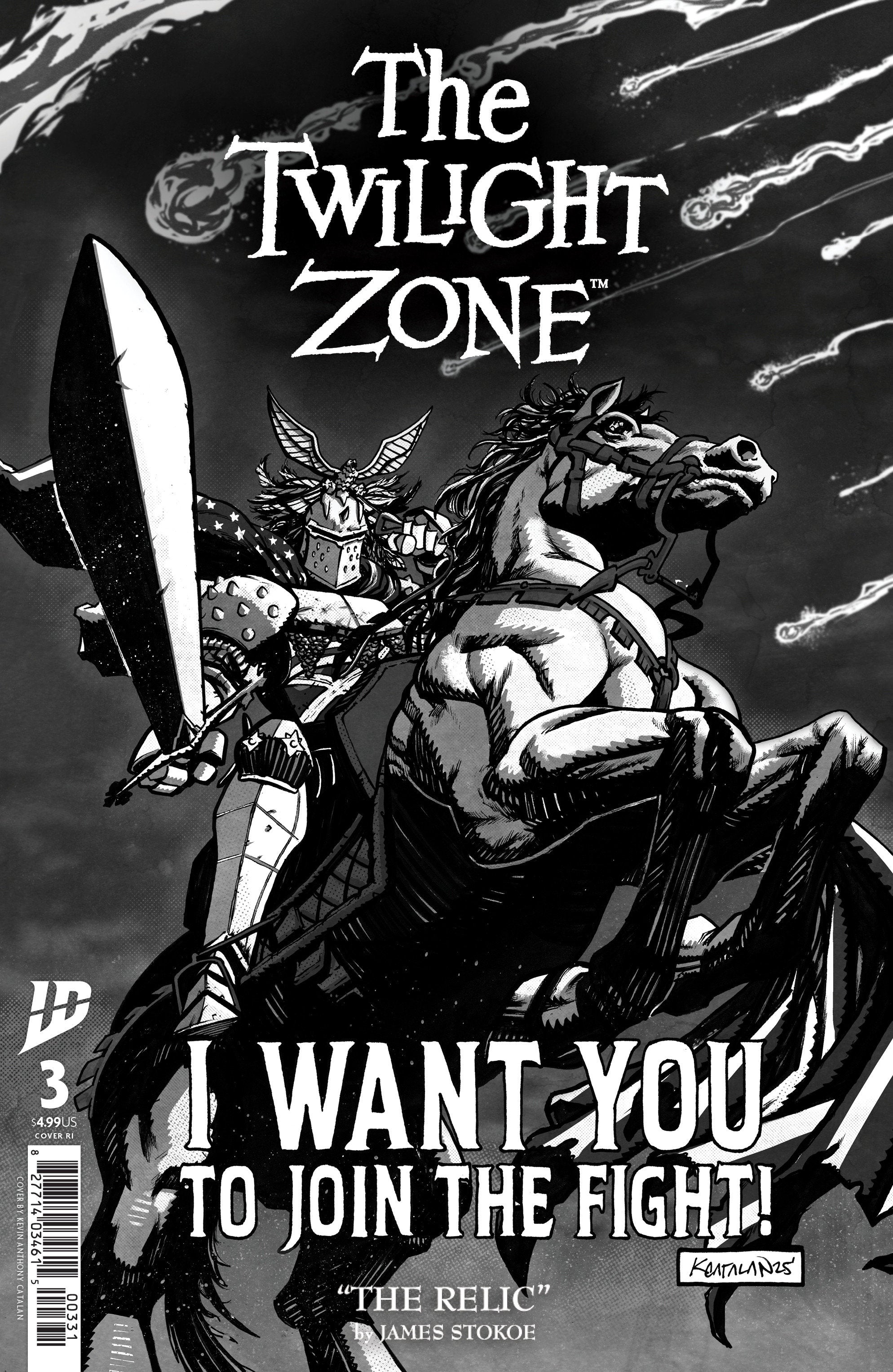 The Twilight Zone #3 1:15 RI Variant (Catalan)