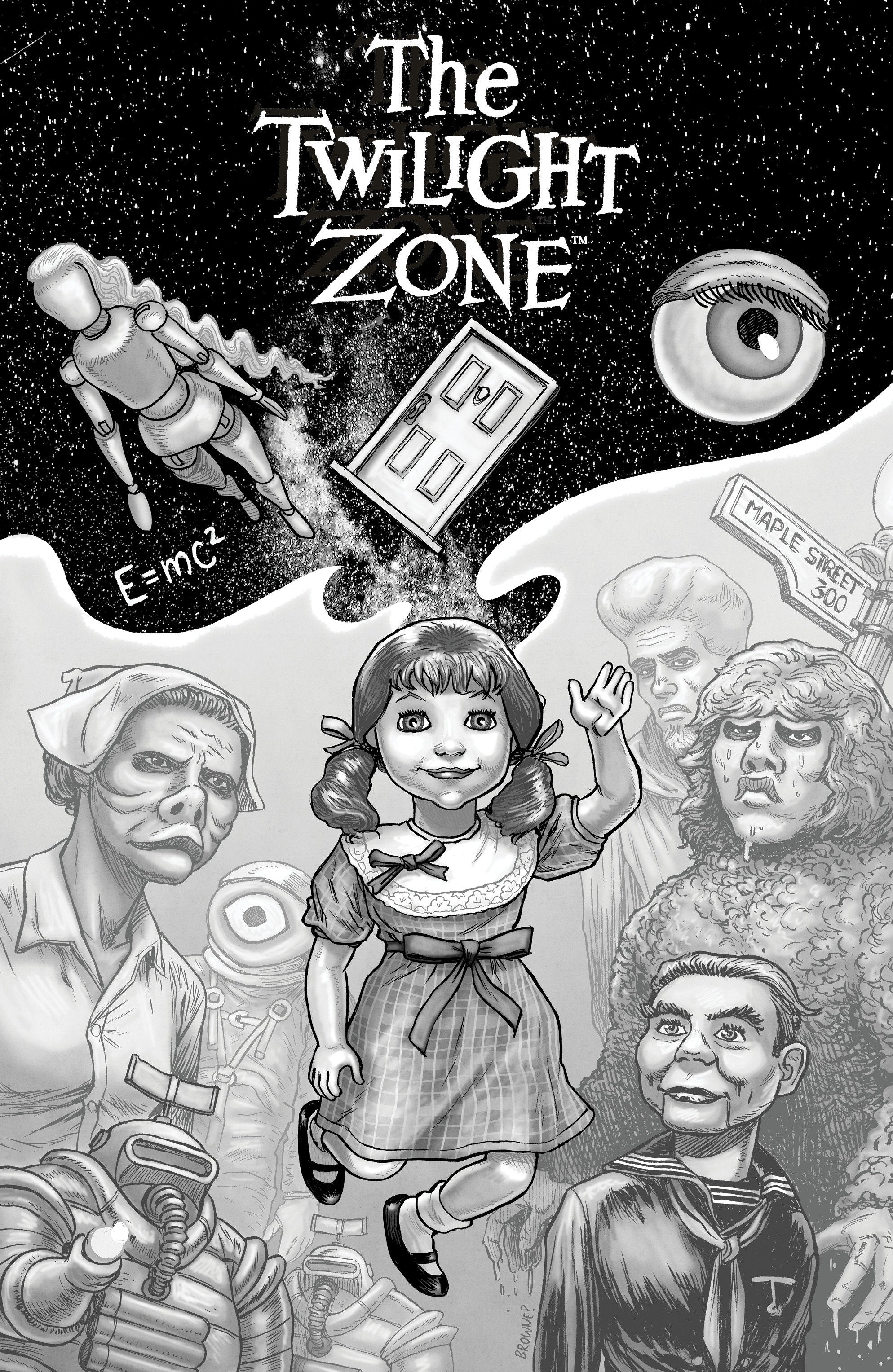 The Twilight Zone #10 1:10 RI Variant (Browne)