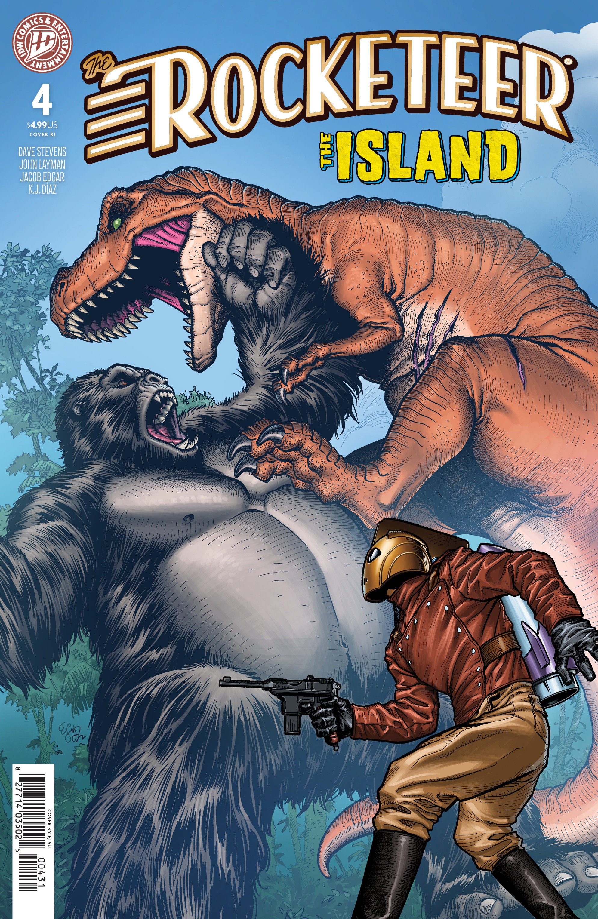 The Rocketeer: The Island #4 1:10 RI Variant (Su)