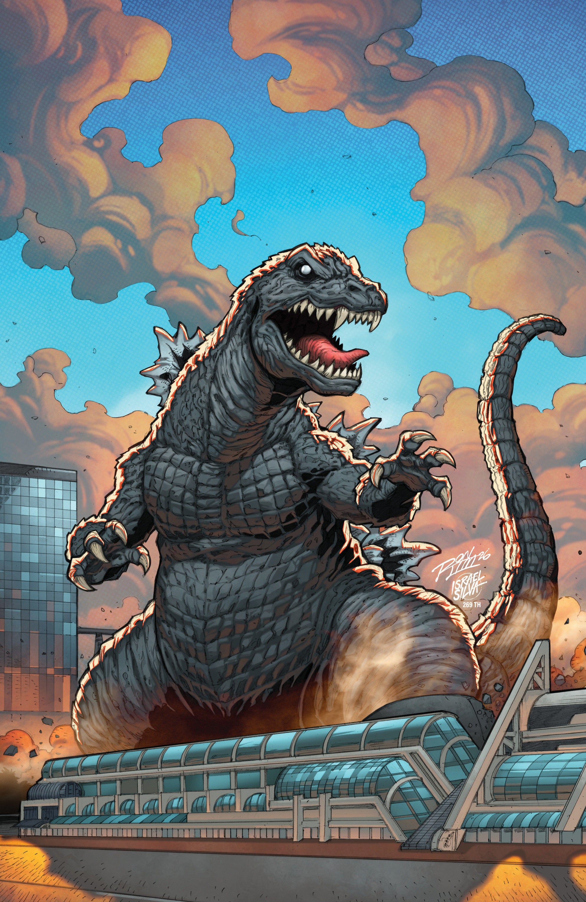 Godzilla vs. America: San Diego 1:10 RI Variant (Lim Full Art)