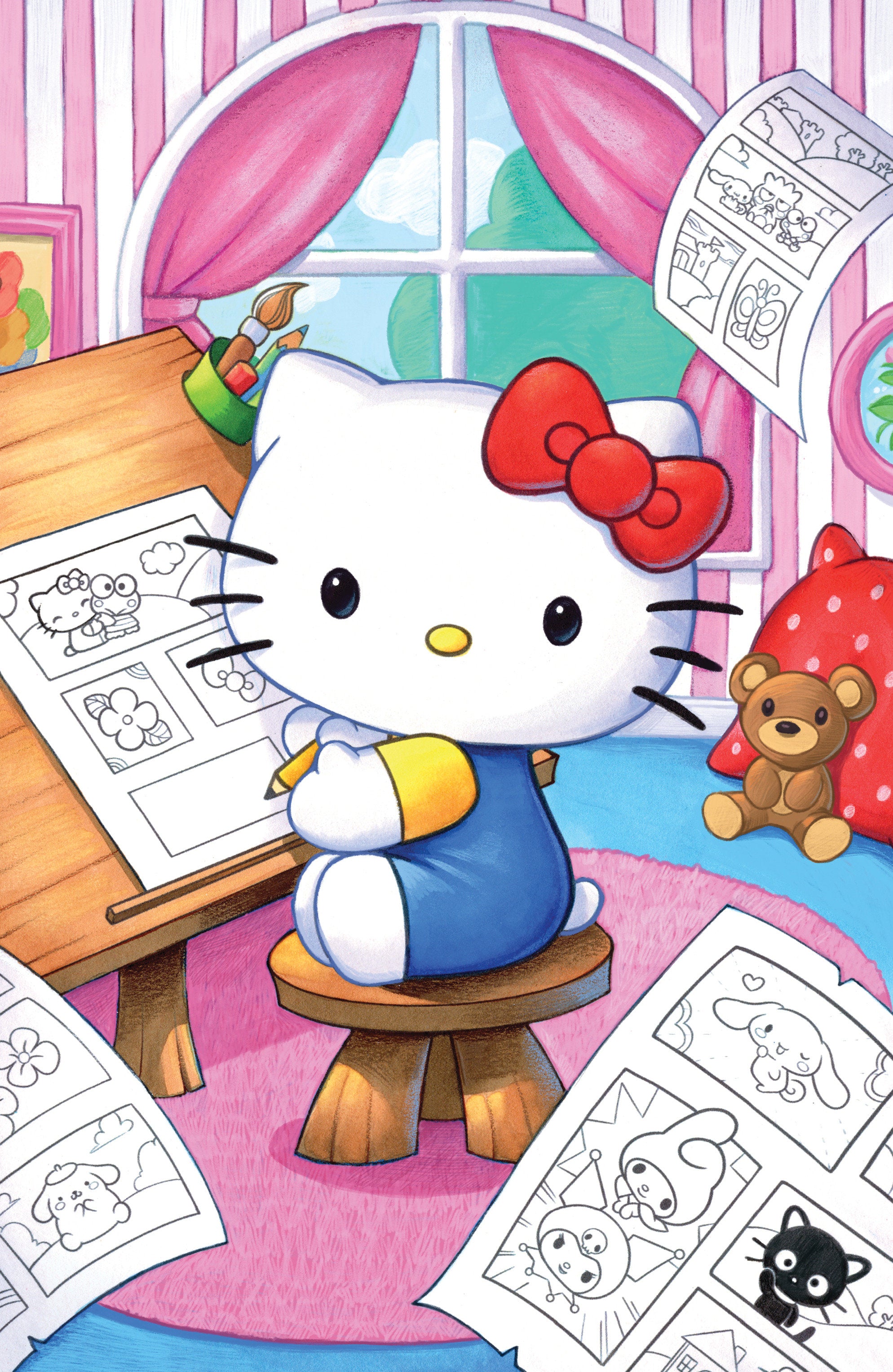 Hello Kitty And Friends: Hello World! #1 1:50 RI Variant (Zullo Uminga Full Art)