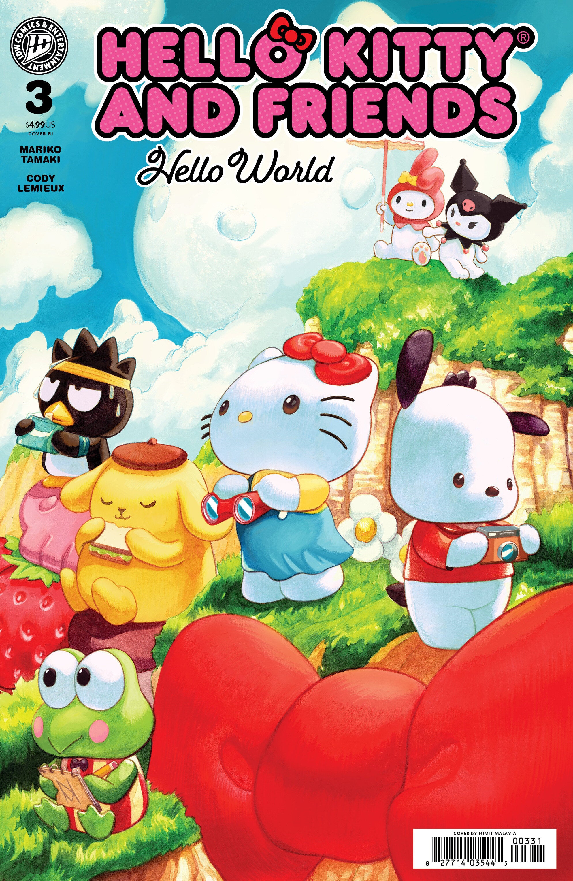 Hello Kitty And Friends: Hello World! #3 1:10 RI Variant (Malavia)