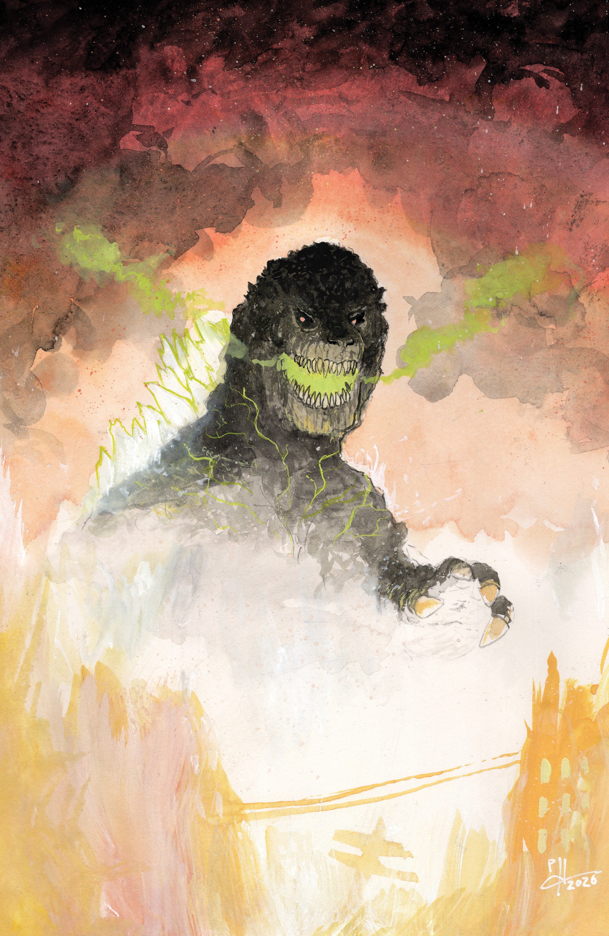 The Horror Of Godzilla [Kai Sei Era] #1 1:25 RI Variant (Horvath Full Art)