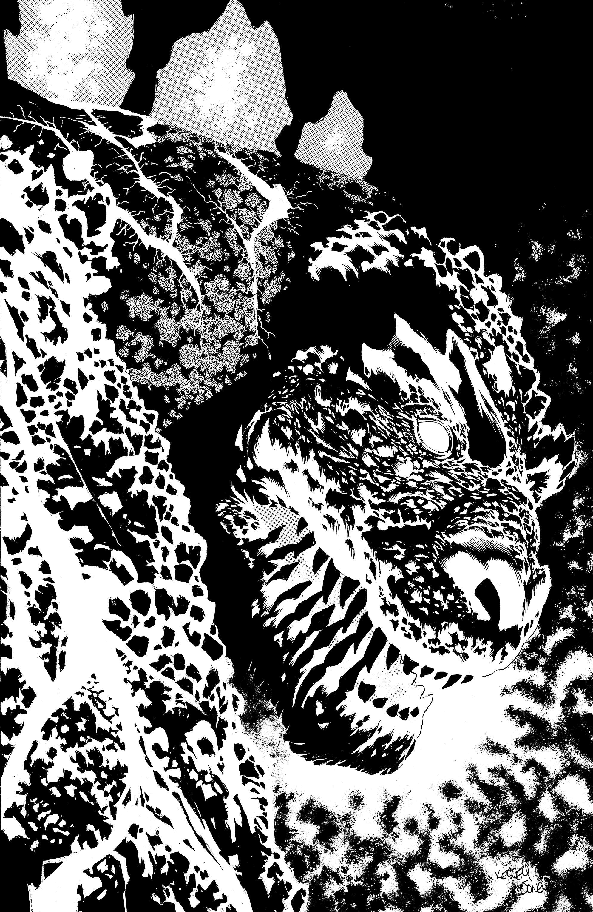 The Horror Of Godzilla [Kai Sei Era] #1 1:50 RI Variant (Jones Black & White Full Art)
