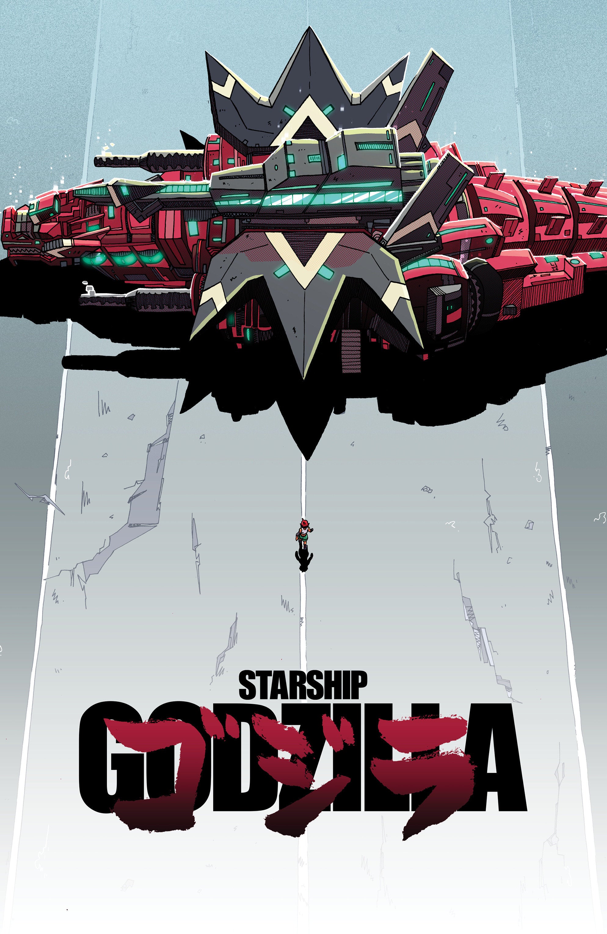 Starship Godzilla: Invasion X [Kai Sei Era] #1 1:10 RI Variant (Joyce Movie Homage Cover)