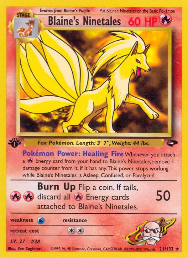 Blaine's Ninetales - Fire