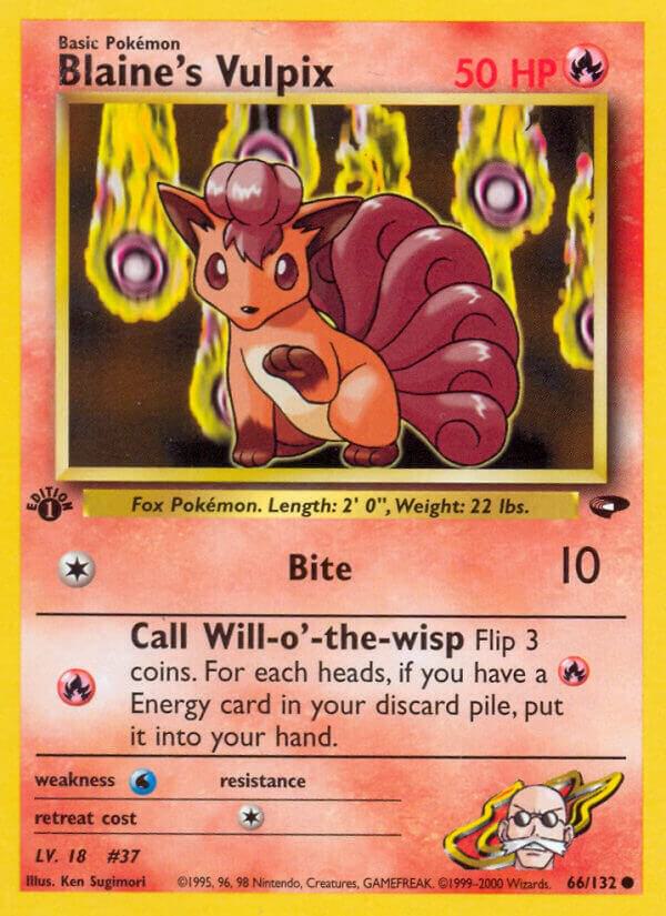 Blaine's Vulpix - Fire