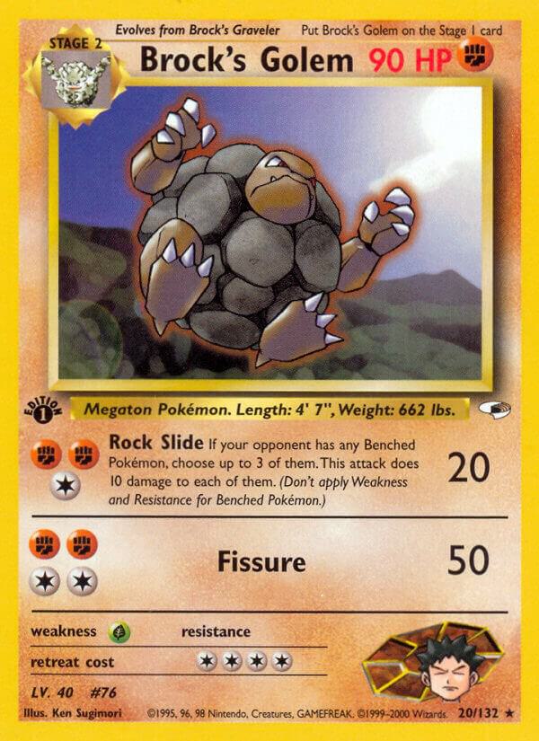 Brock's Golem - Fighting