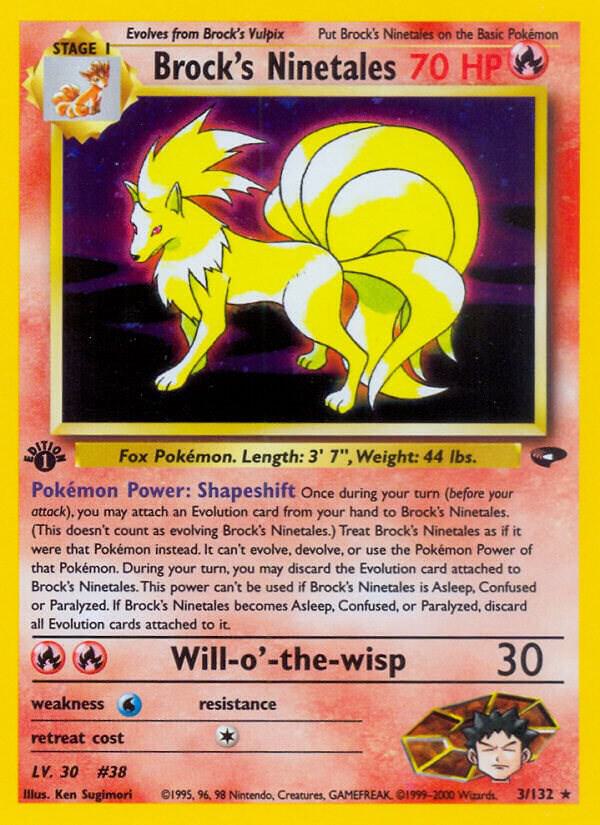 Brock's Ninetales - Fire