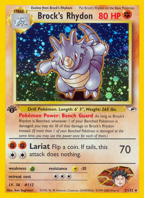 Brock's Rhydon - Fighting