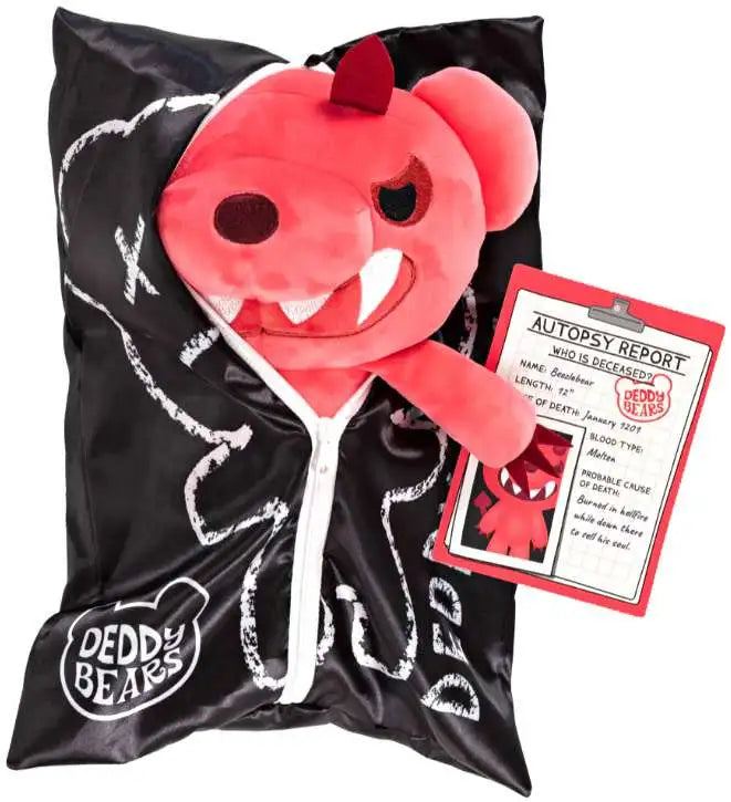 Deddy Bears Zippered Body Bag Beezlebear 12-Inch Plush