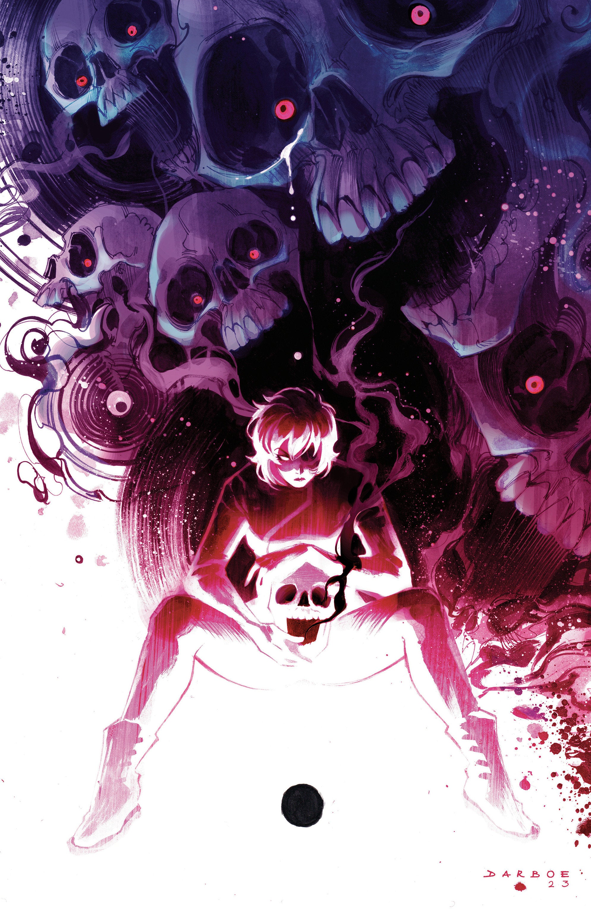 Grim #25 1:10 E Variant Edition Wraparound (Full Art, Darboe)