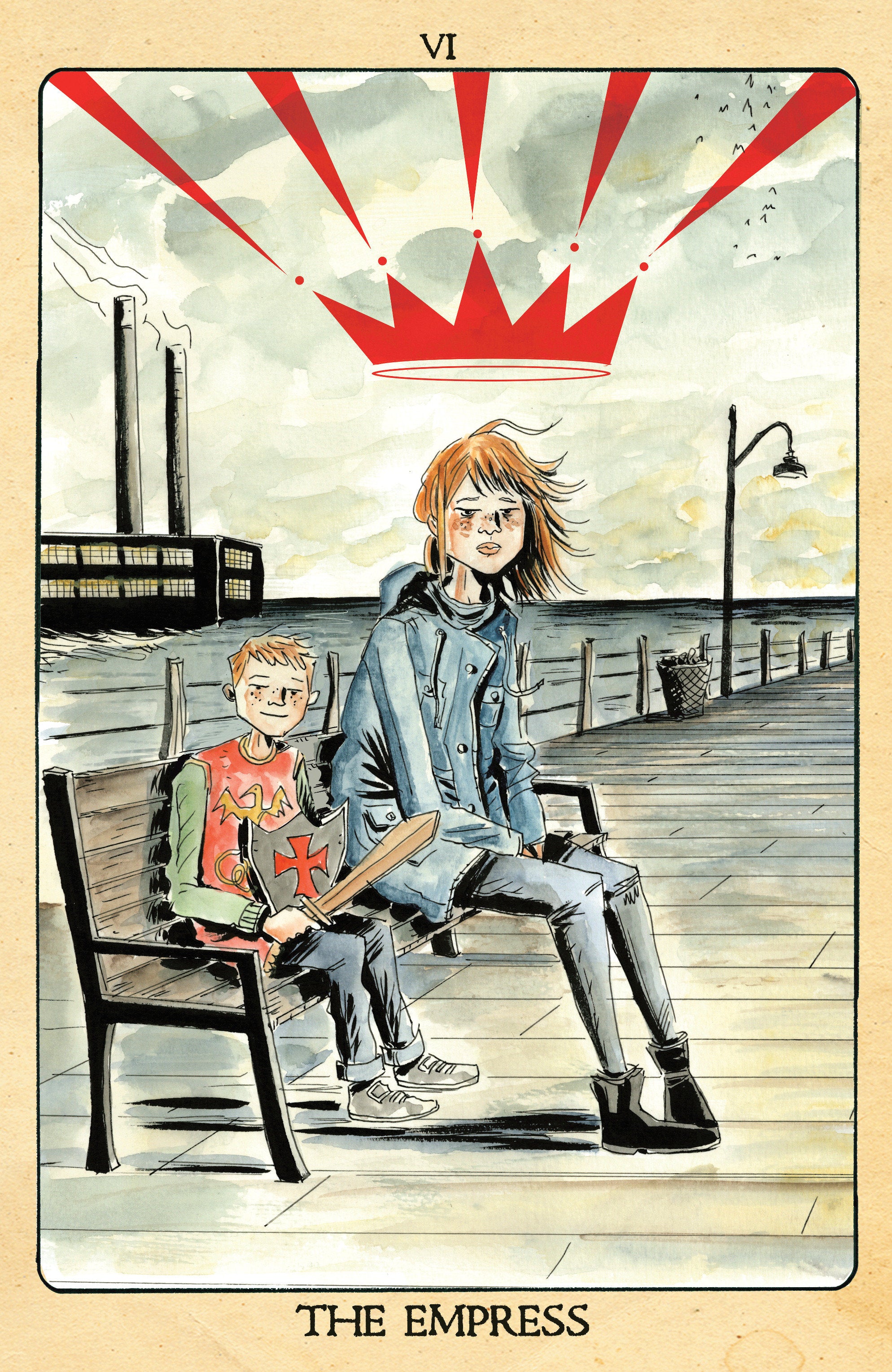 Minor Arcana #6 1:10 Variant Edition Tarot Card Variant (Full Art, Lemire)