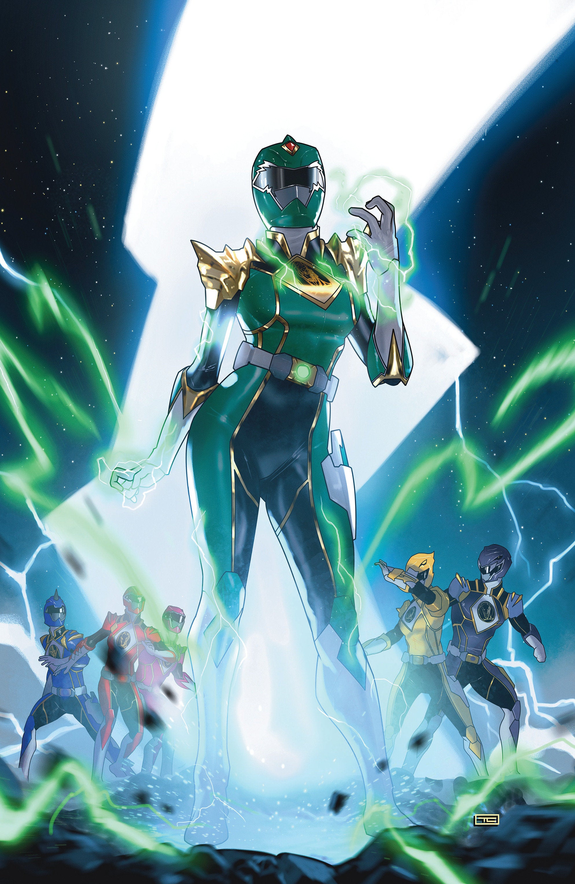 Power Rangers Prime #9 Unlockable Variant (Full Art, Clarke)