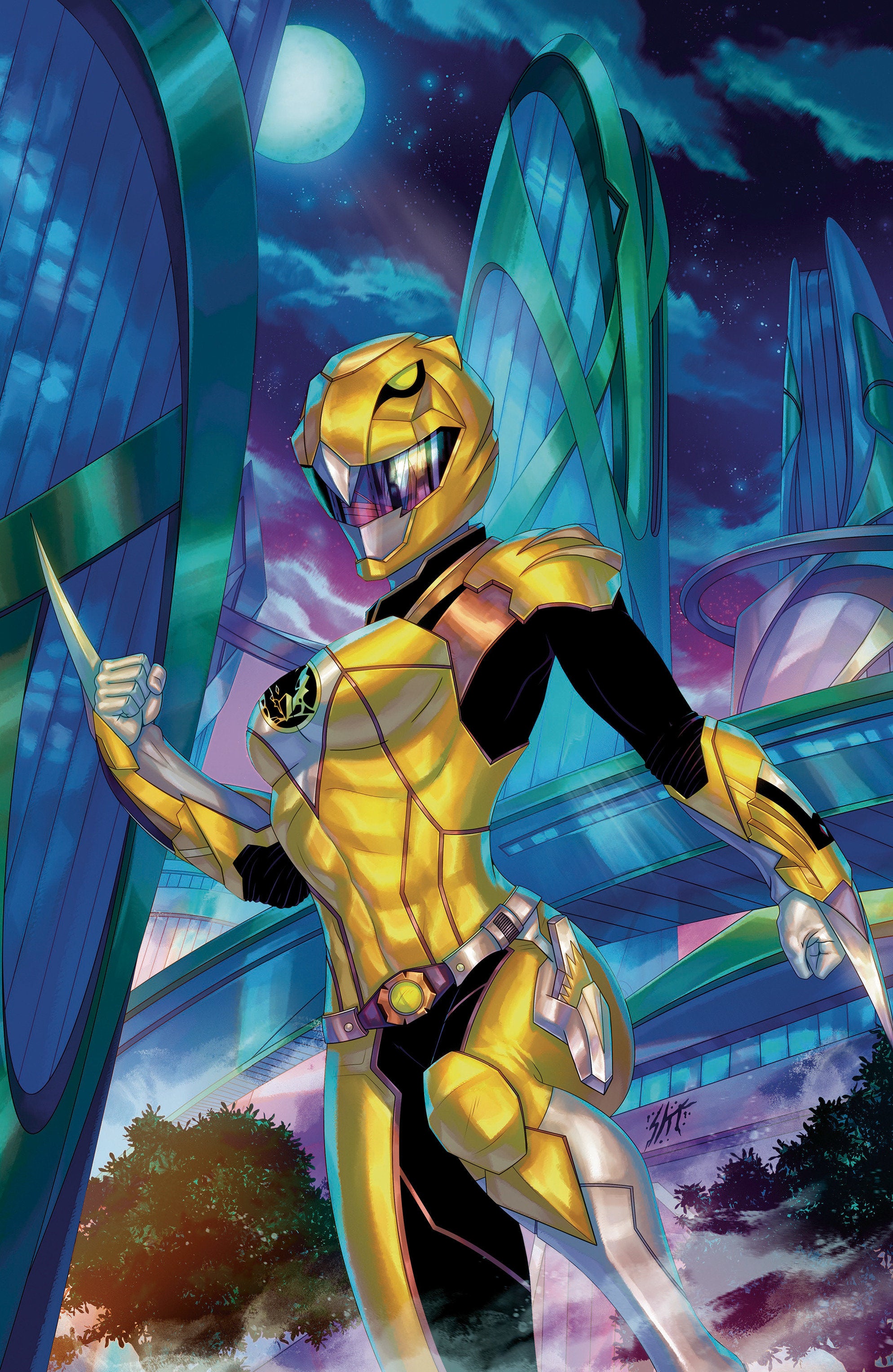 Power Rangers Prime #13 1:10 D Variant Edition (Full Art, Ellis)