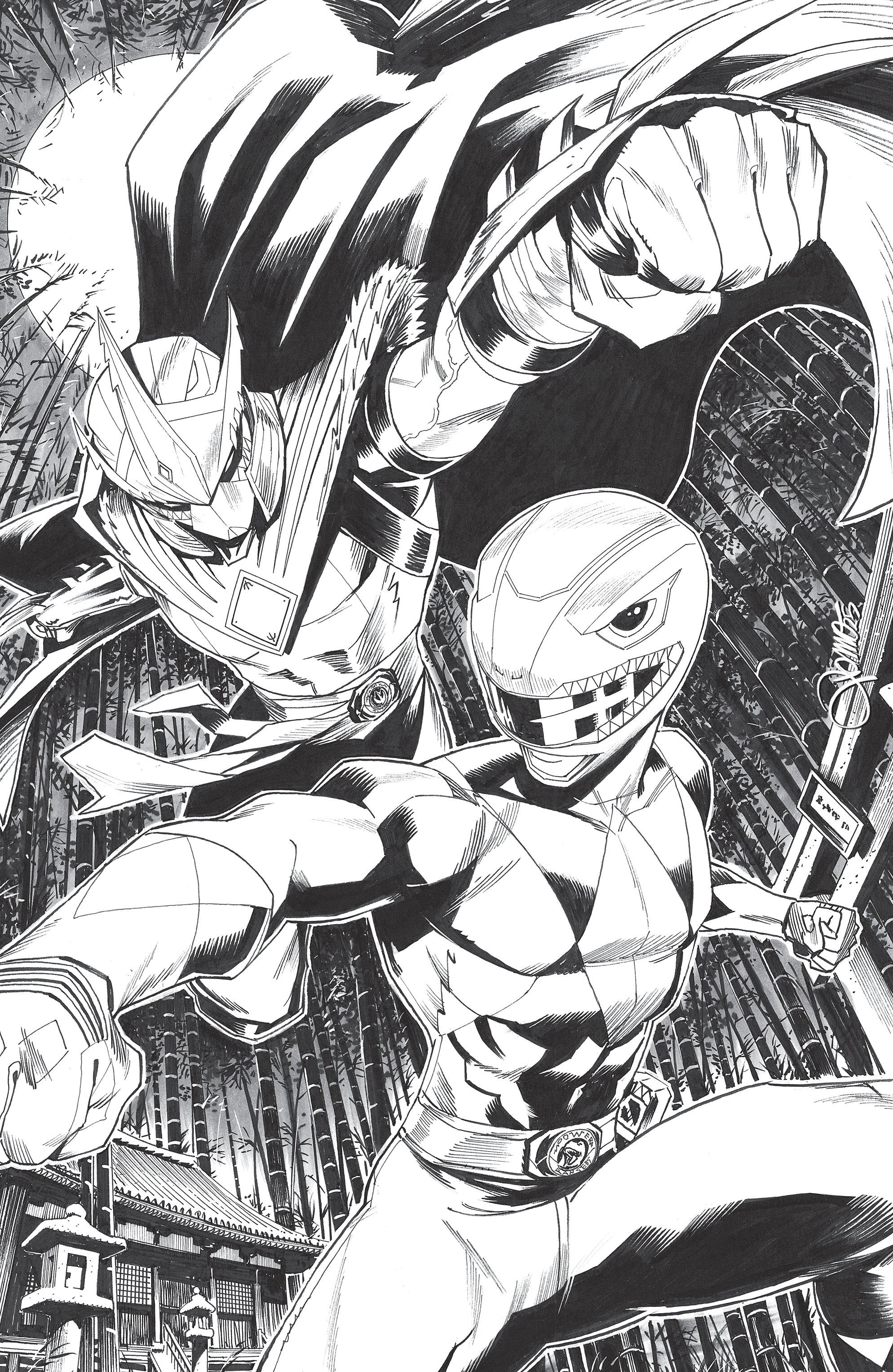 Mighty Morphin Power Rangers/Teenage Mutant Ninja Turtles III #2 1:10 E Variant Edition (Full Art, Zonno)