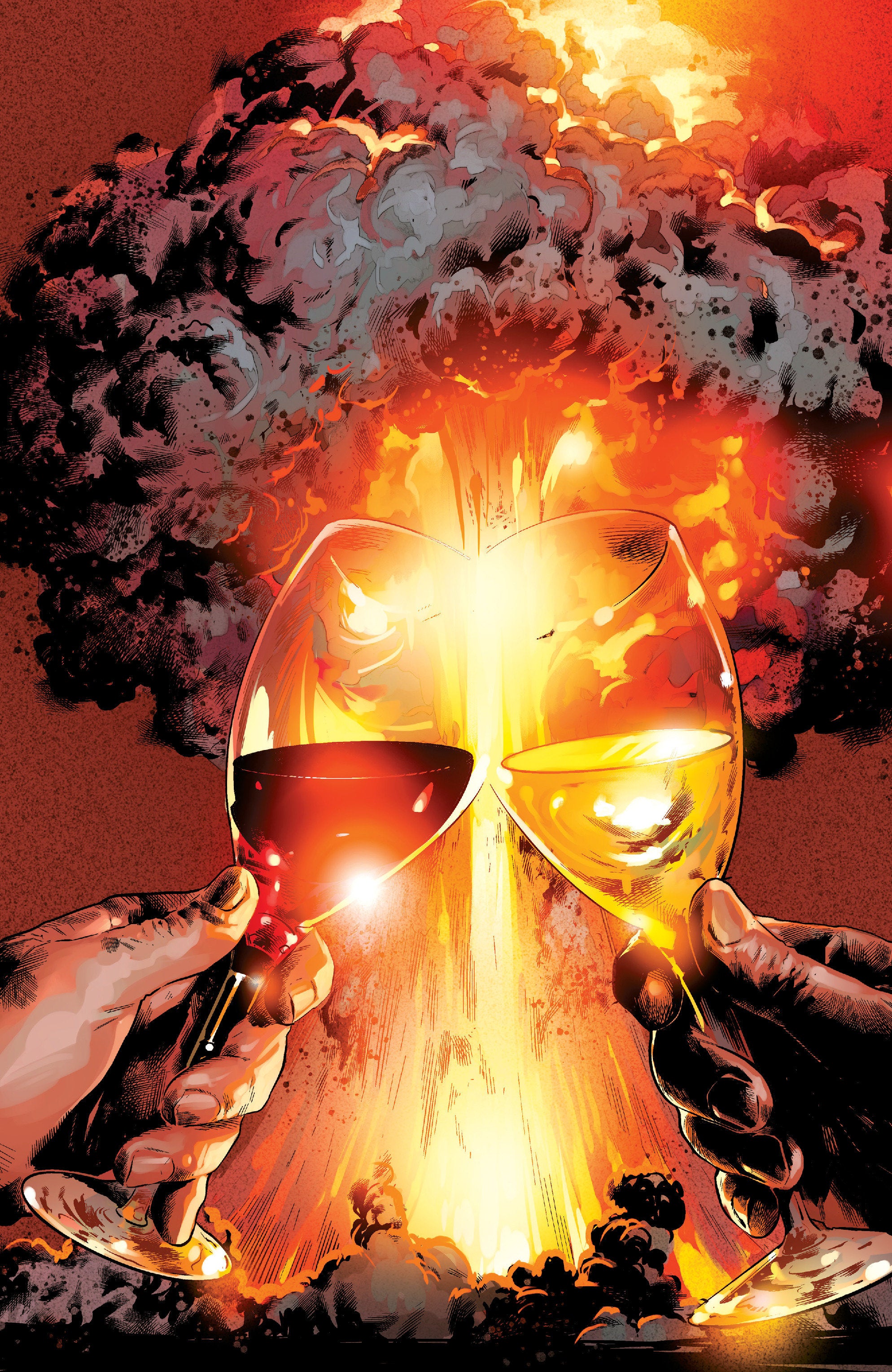 The War #1 F 1:25 Variant Edition (Full Art, Hairsine)