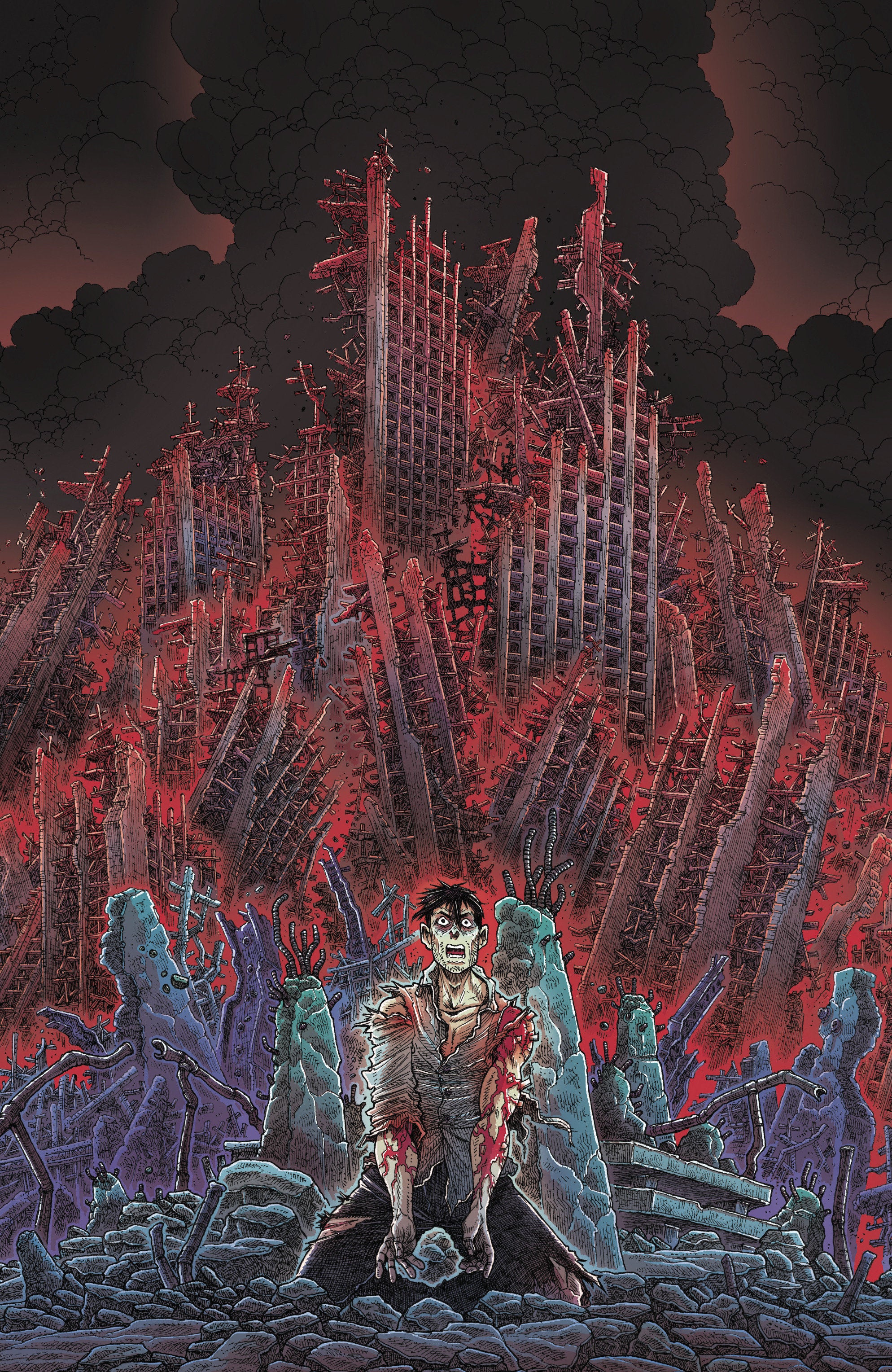 The War #2 1:10 Variant Edition C (Full Art, Stokoe)