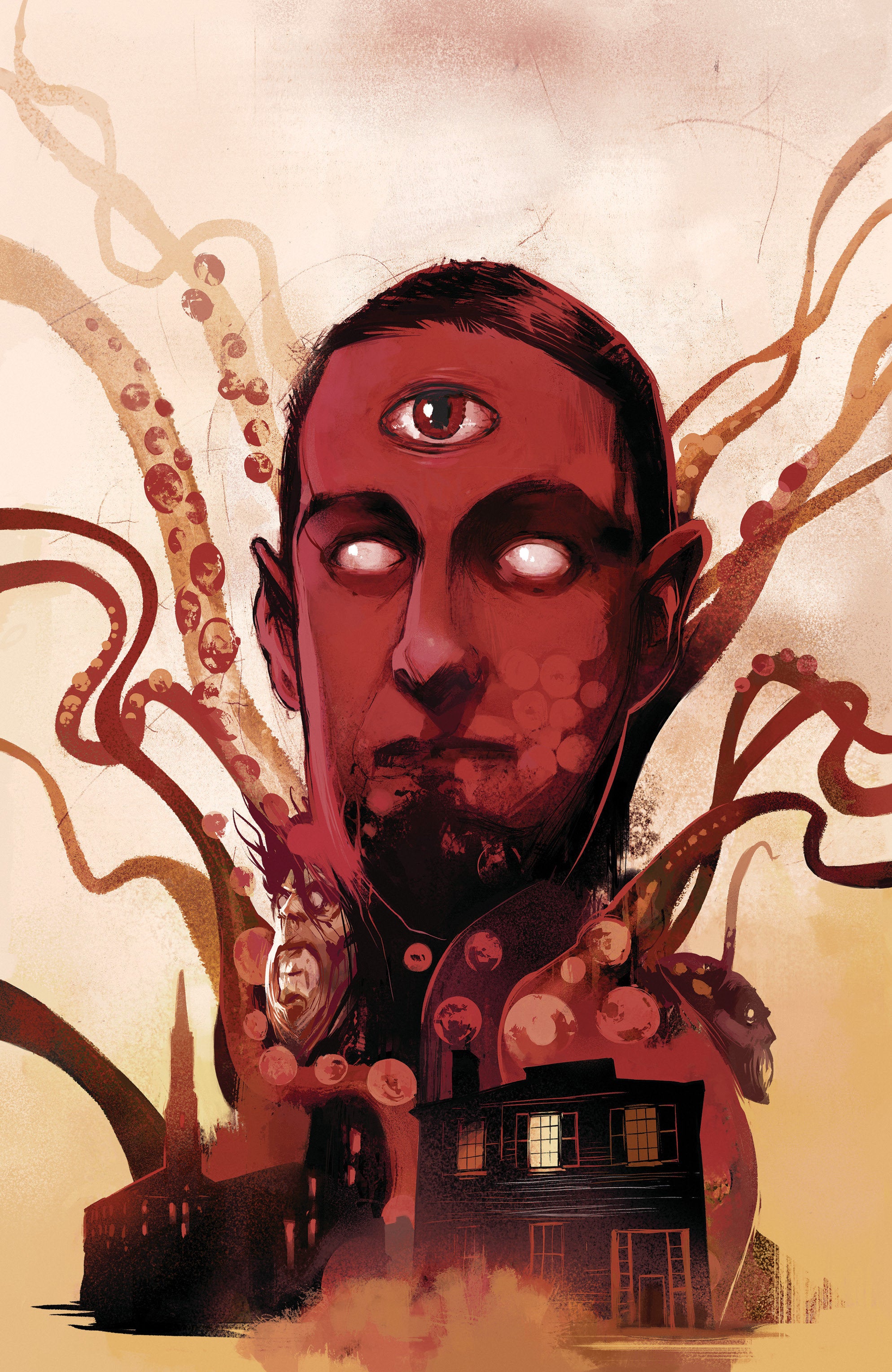 The Last Day Of H.P. Lovecraft #5 1:10 C Variant Edition (Full Art, Del Hoyo)