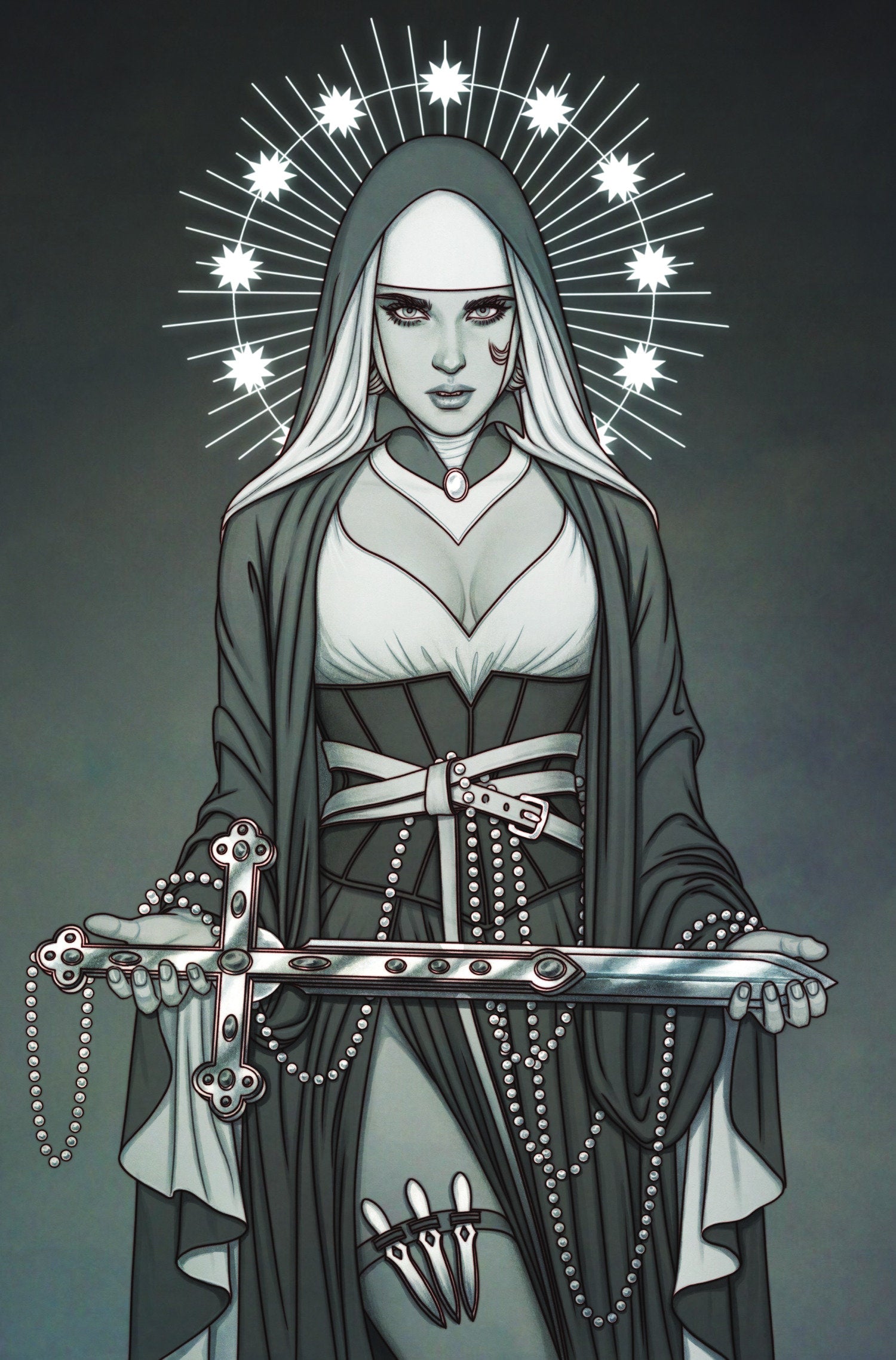 Marian Heretic #1 E 1:20 Variant Edition Boom 20th Anniversary Variant (Full Art, Frison) VF/NM