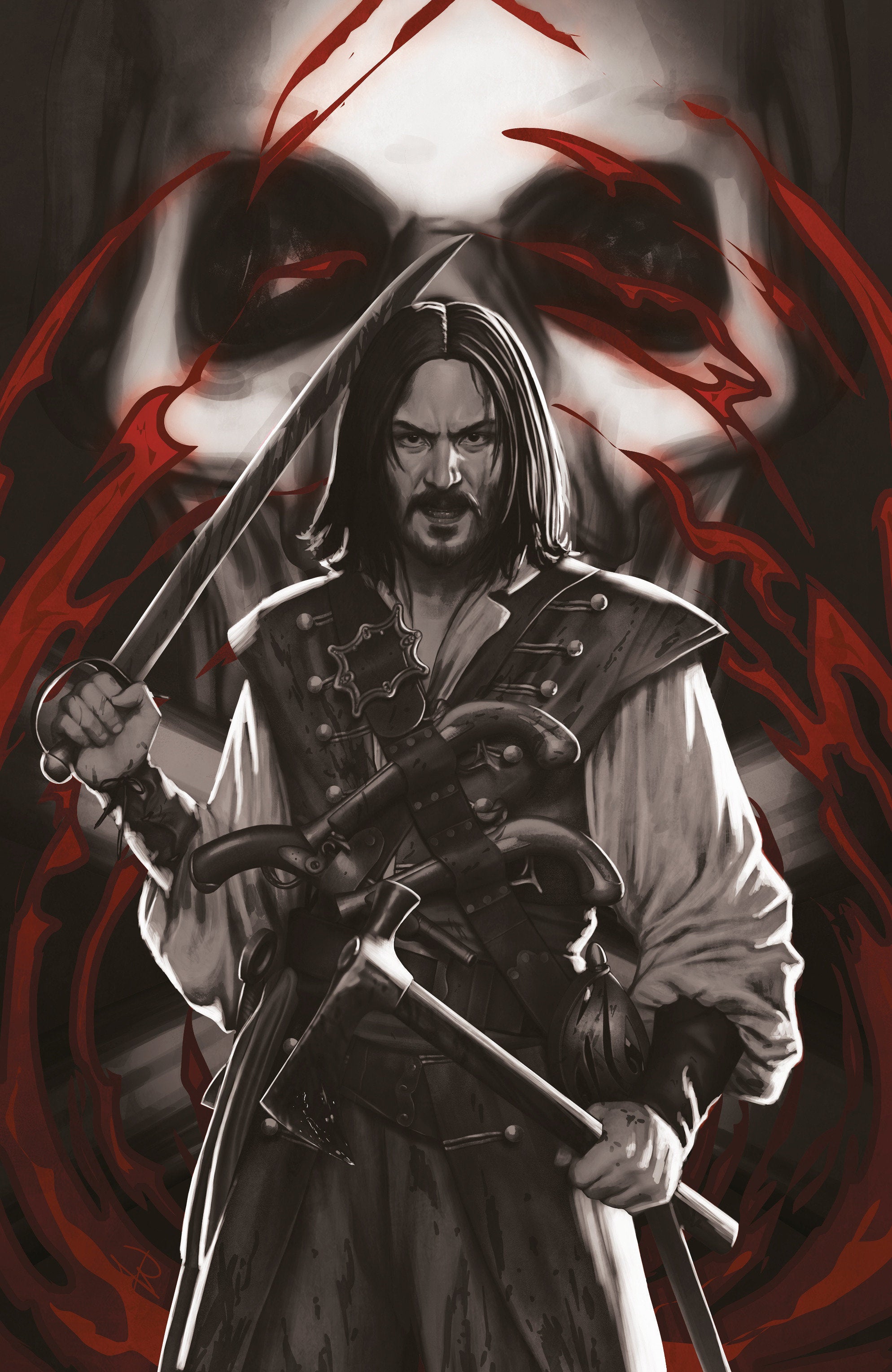 BRZRKR: The Bleeding Tide #1 1:10 F Variant Edition (Full Art, Puebla)