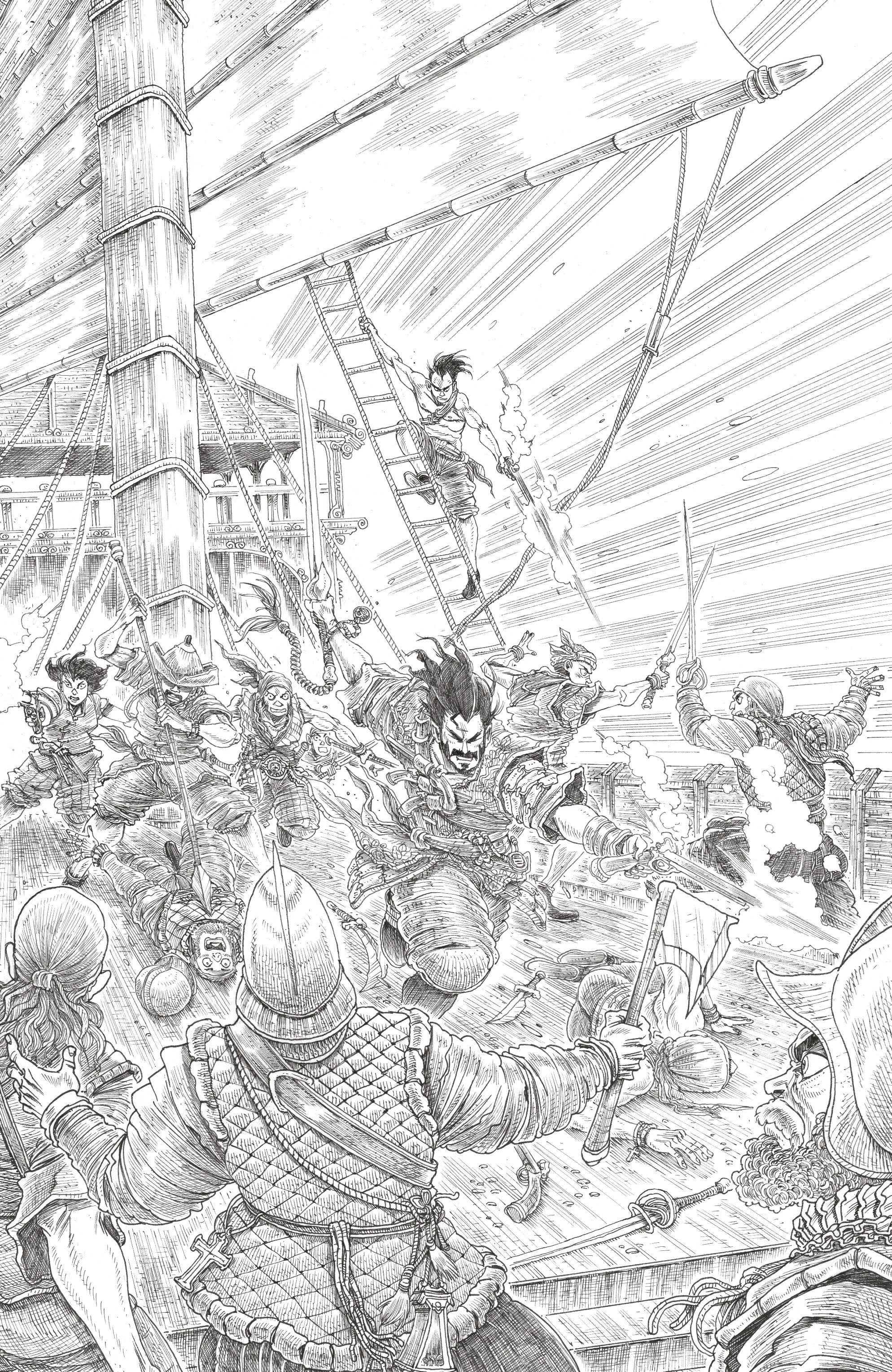 BRZRKR: The Bleeding Tide #1 1:25 H Variant Edition (Full Art, Stokoe)