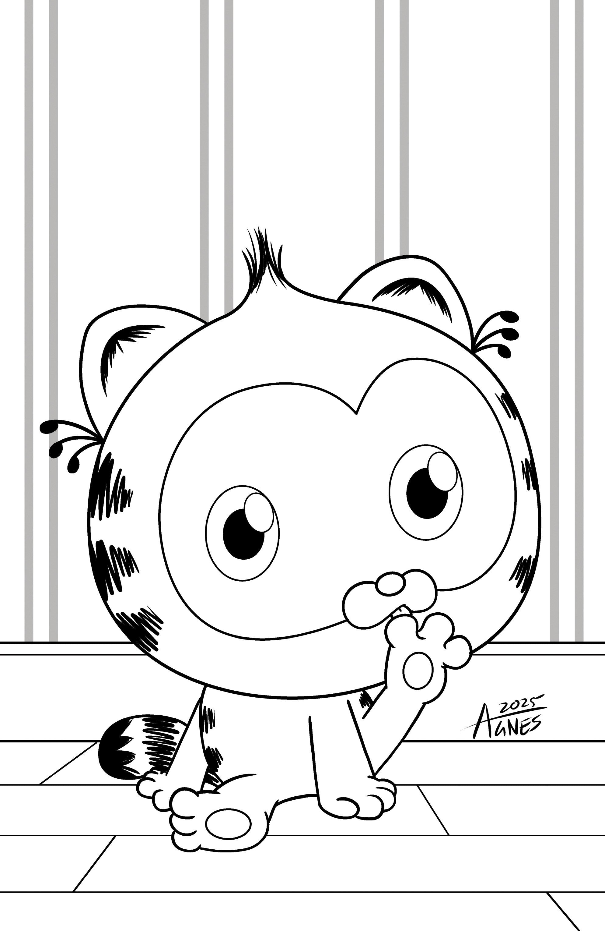 Baby Garfield #1 1:10 E Variant Edition (Full Art, Garbowska)