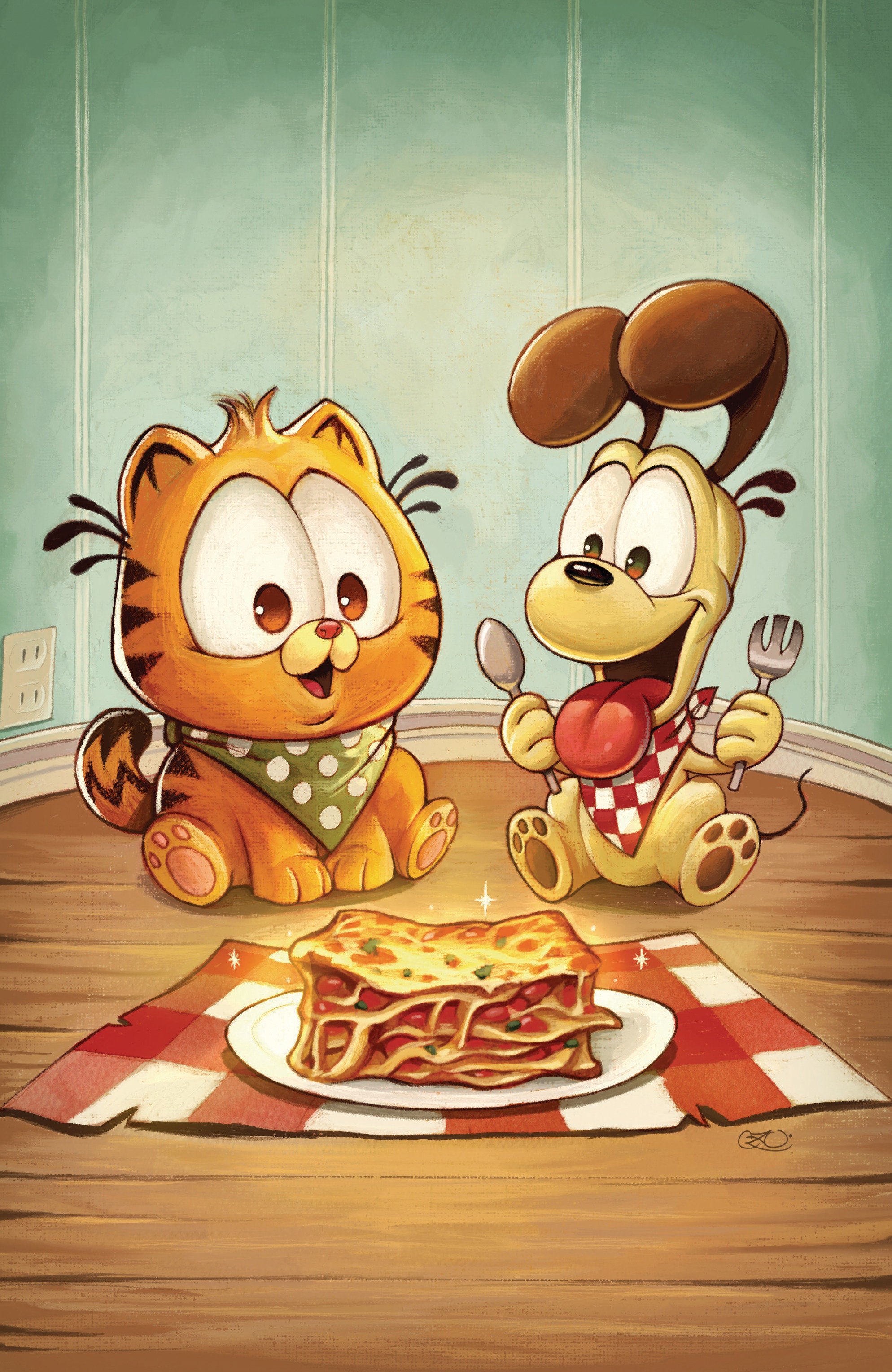 Baby Garfield #2 1:5 C Variant Edition (Full Art, Zullo Uminga)