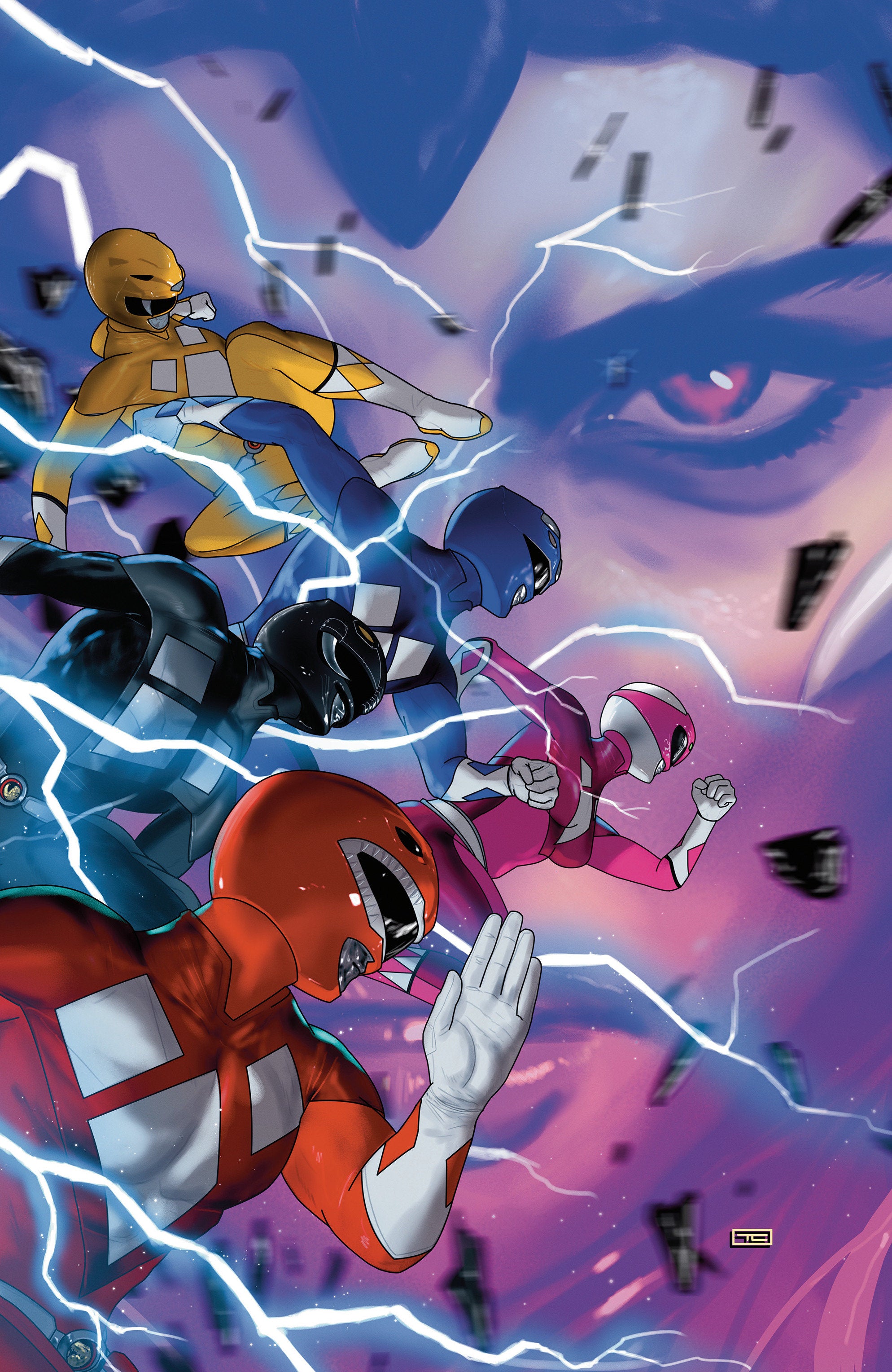 Mighty Morphin Power Rangers (2026) #1 1:20 G Variant Edition Variant (Full Art, Clarke)