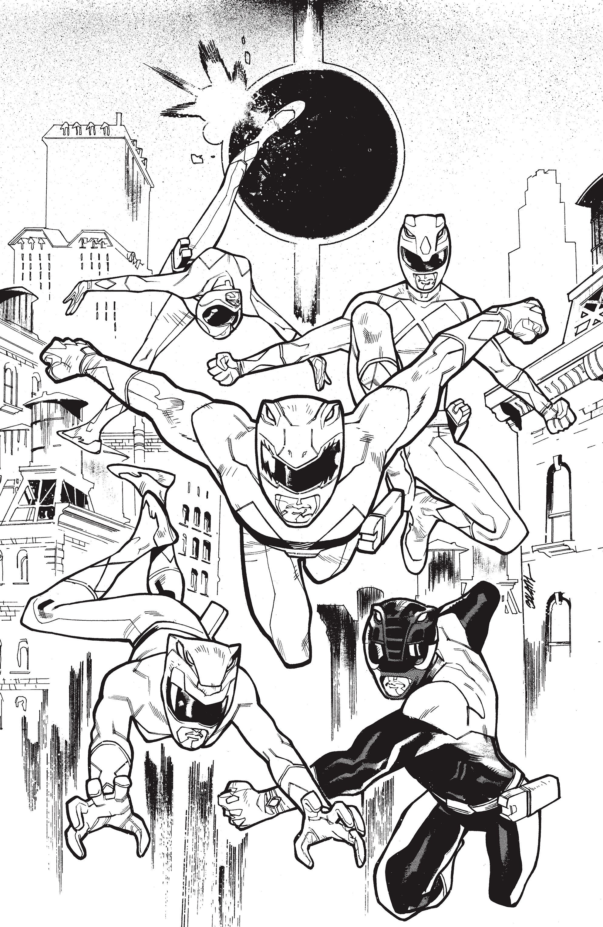 Mighty Morphin Power Rangers (2026) #2 1:25 H Variant Edition (Full Art, Balám)